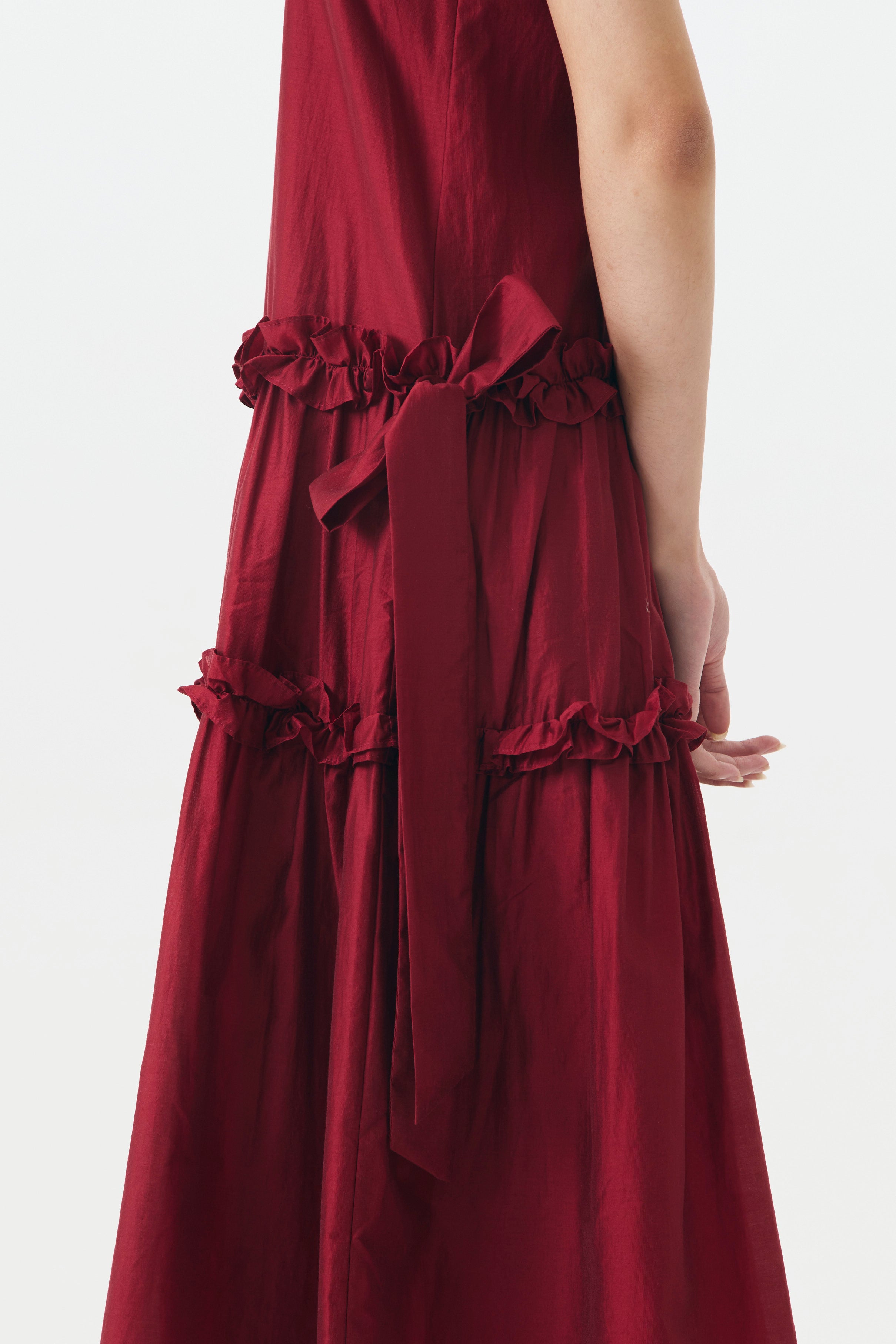 BORDEAUX DRESS RED