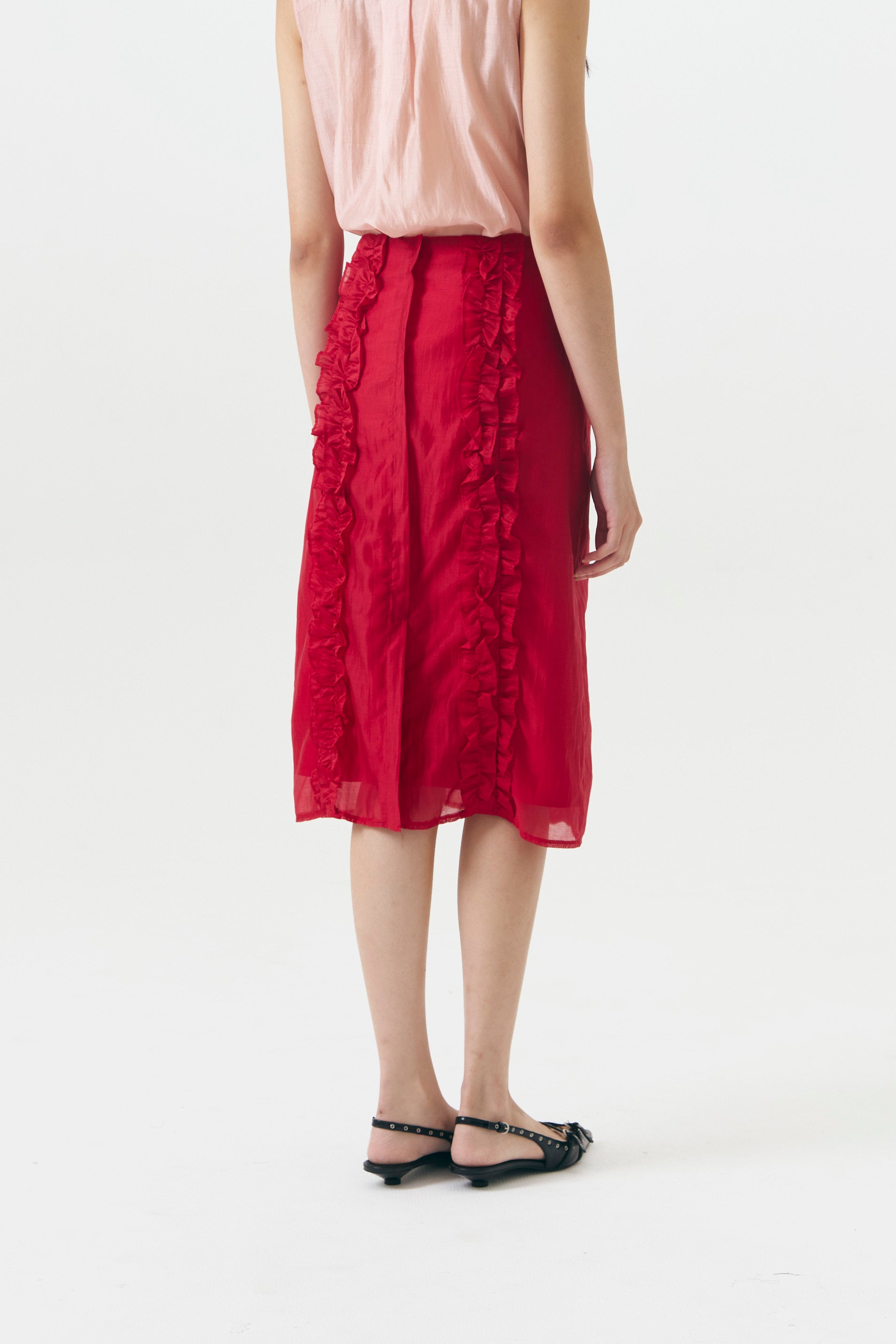 SANGUINE SKIRT RED