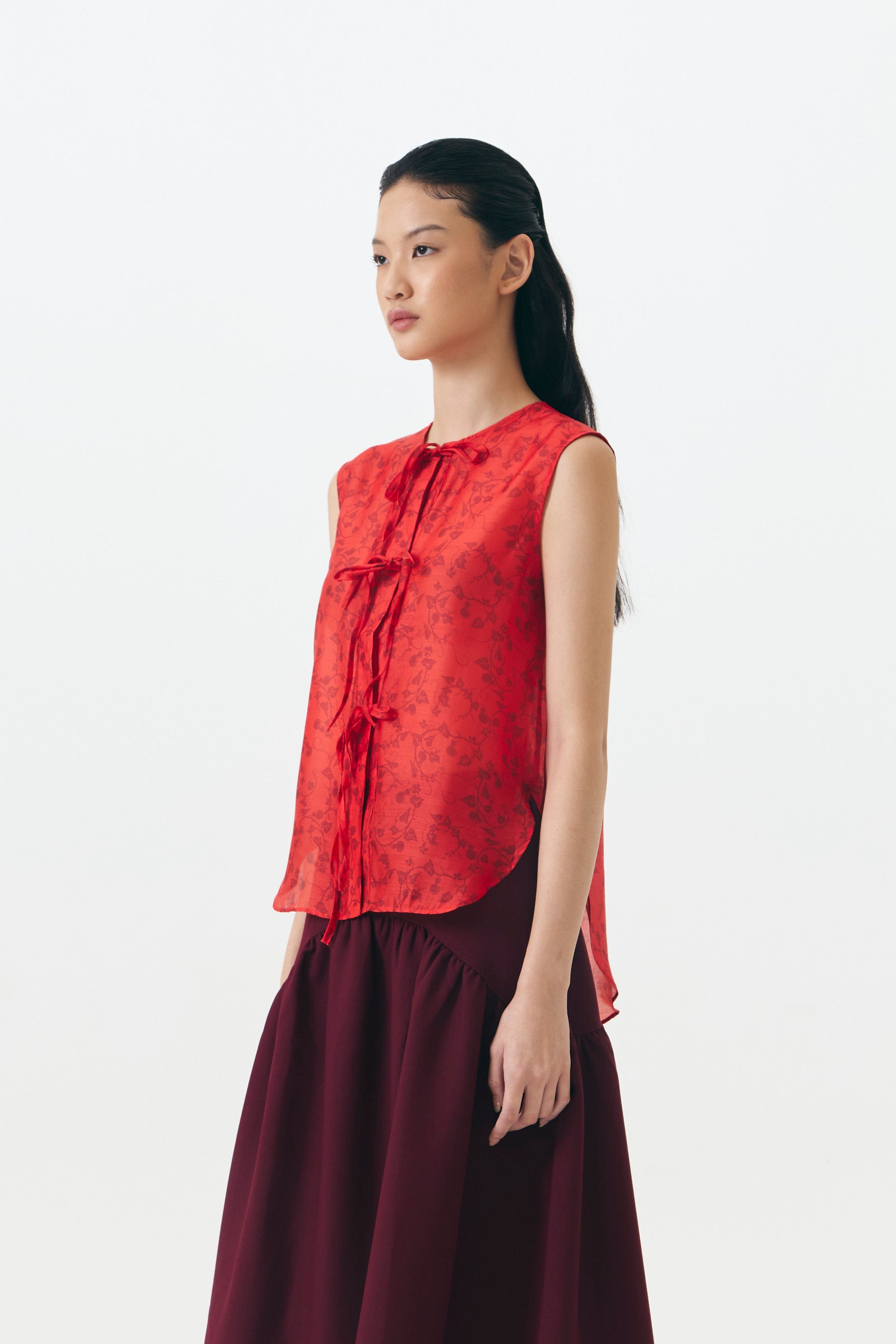 GARNET TOP RED