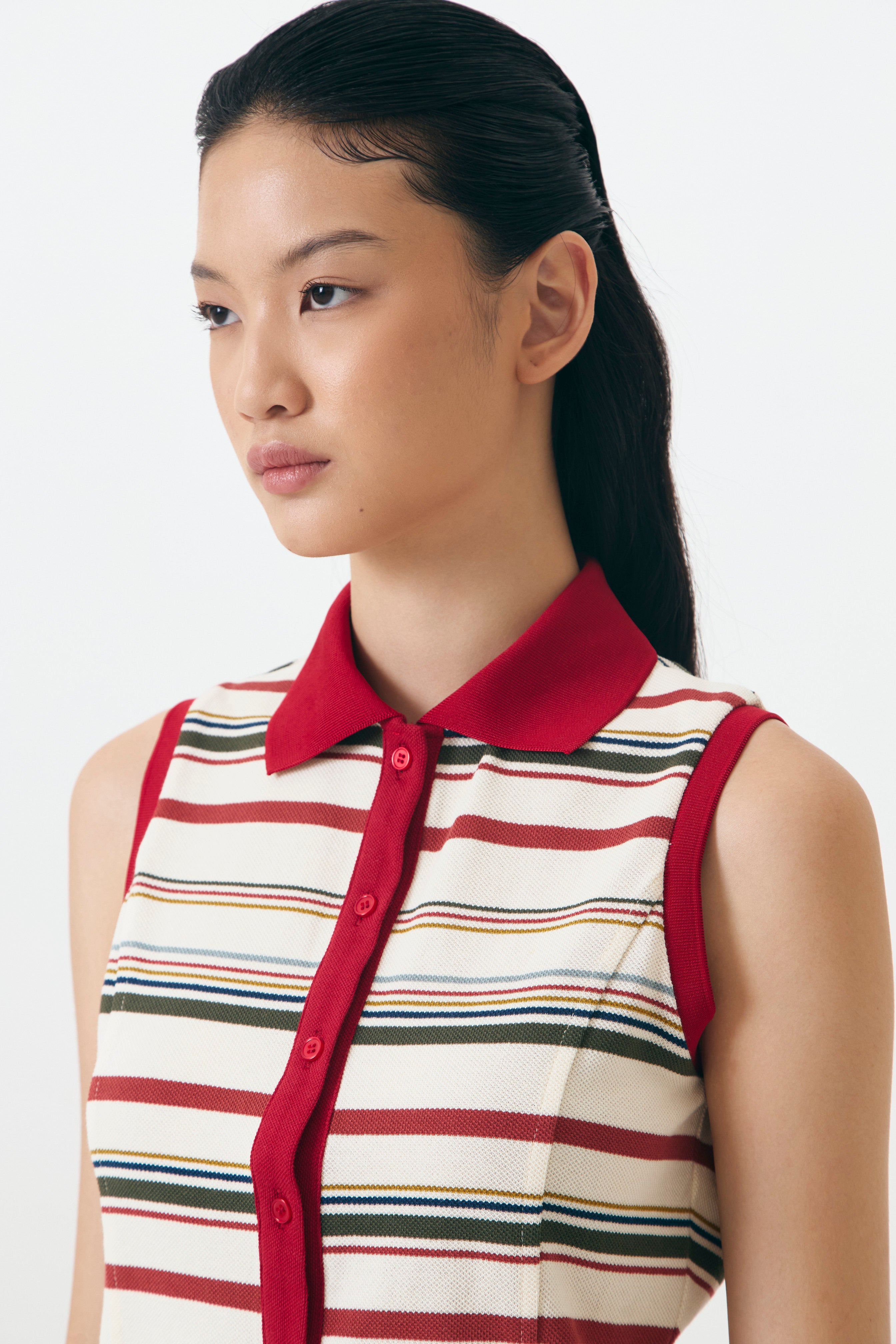 SORBET TOP RED STRIPES