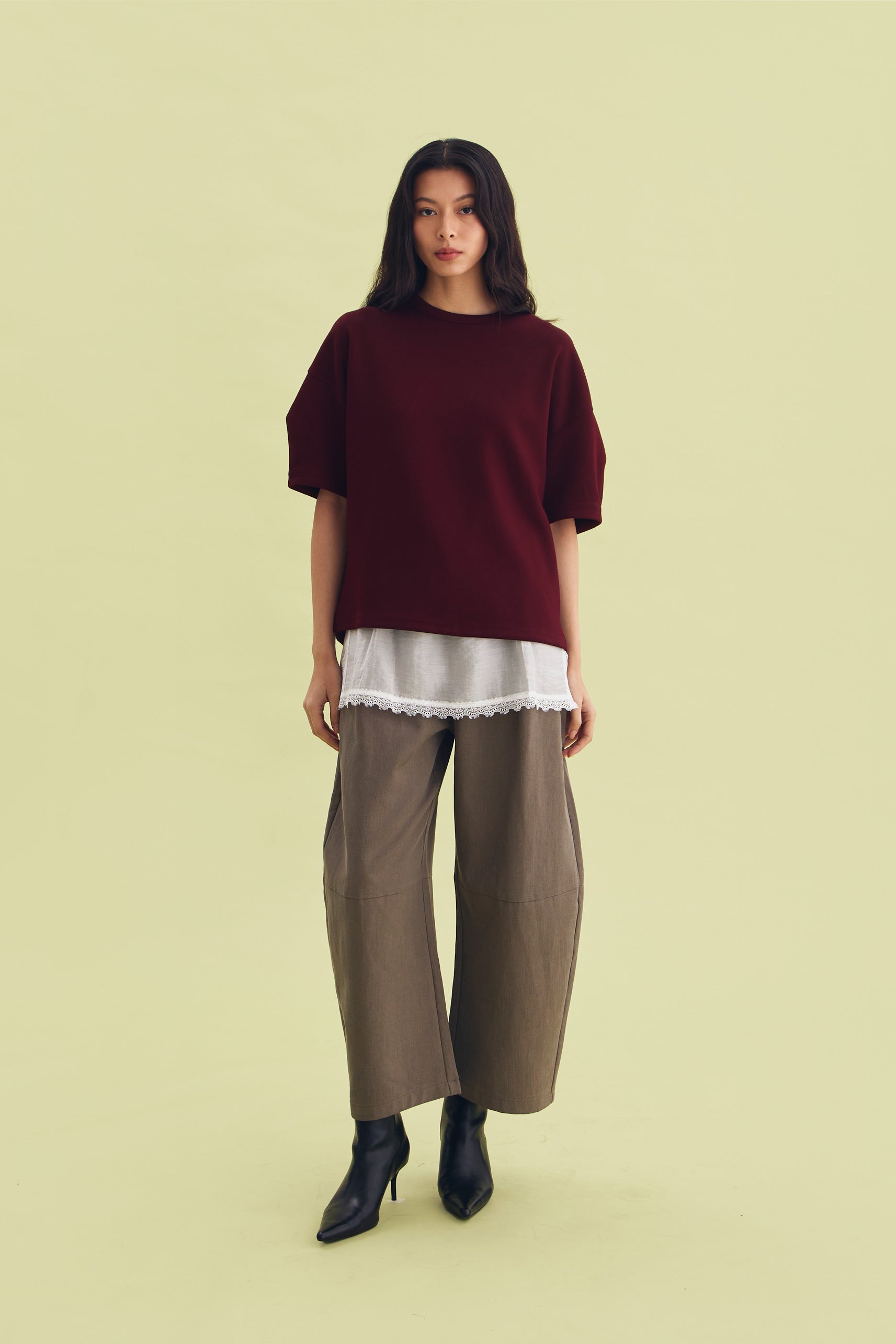 VELVET TOP MAROON - CALLIE FT. IRANI VIANZA