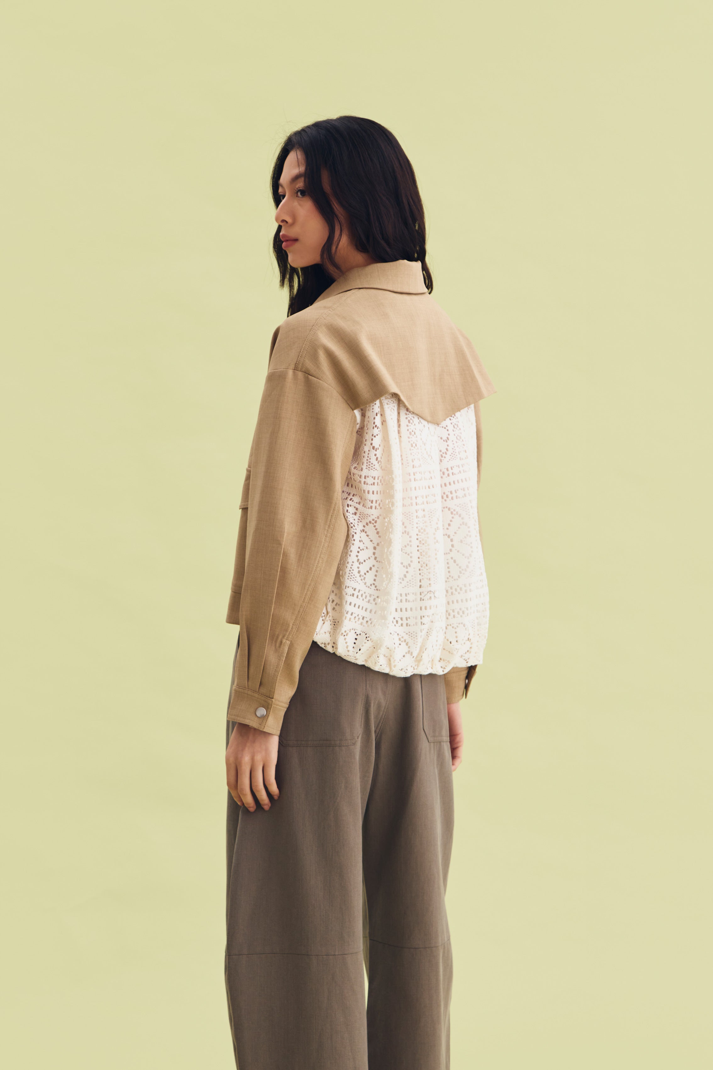 EUNOIA JACKET BEIGE - CALLIE FT. IRANI VIANZA