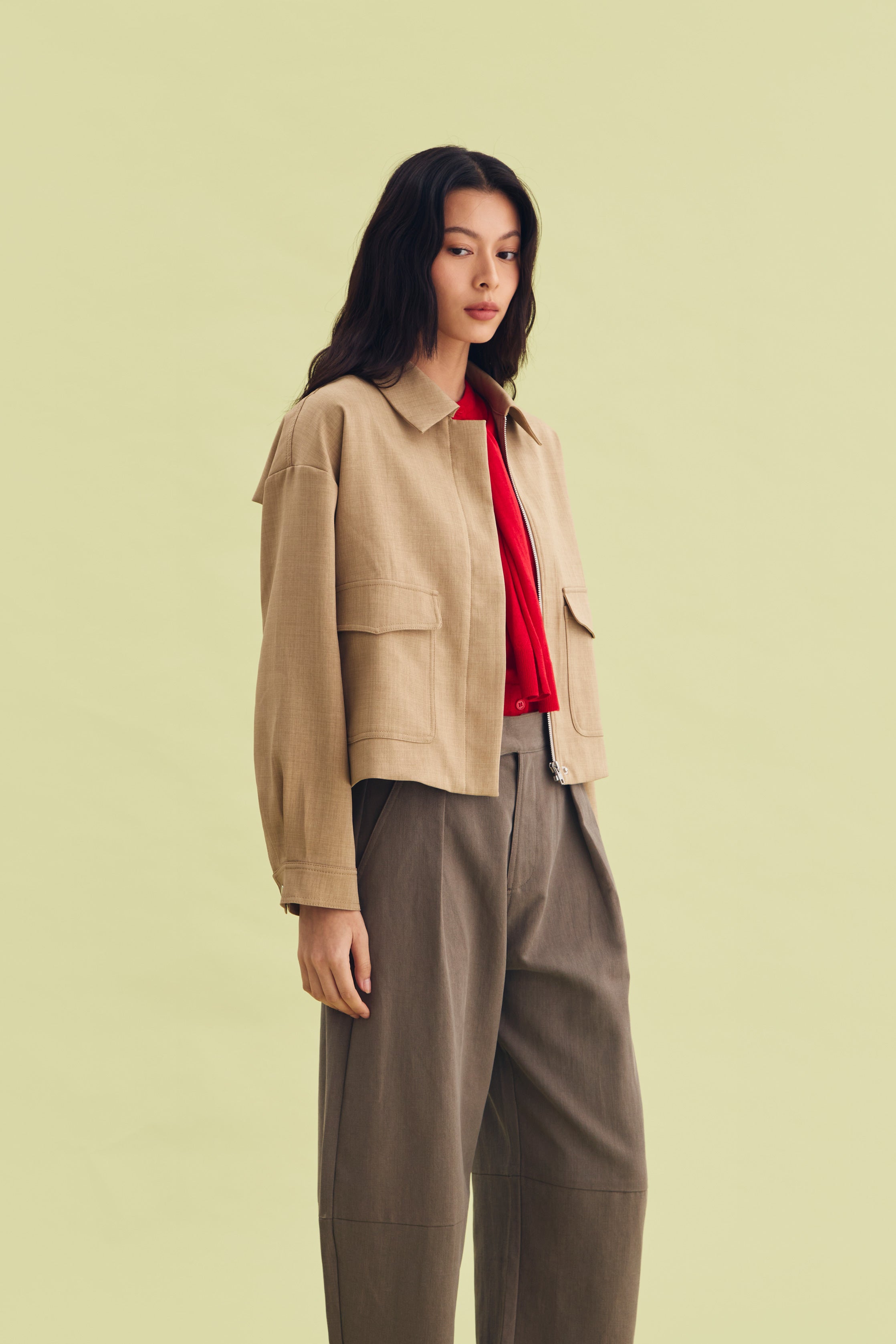 EUNOIA JACKET BEIGE - CALLIE FT. IRANI VIANZA