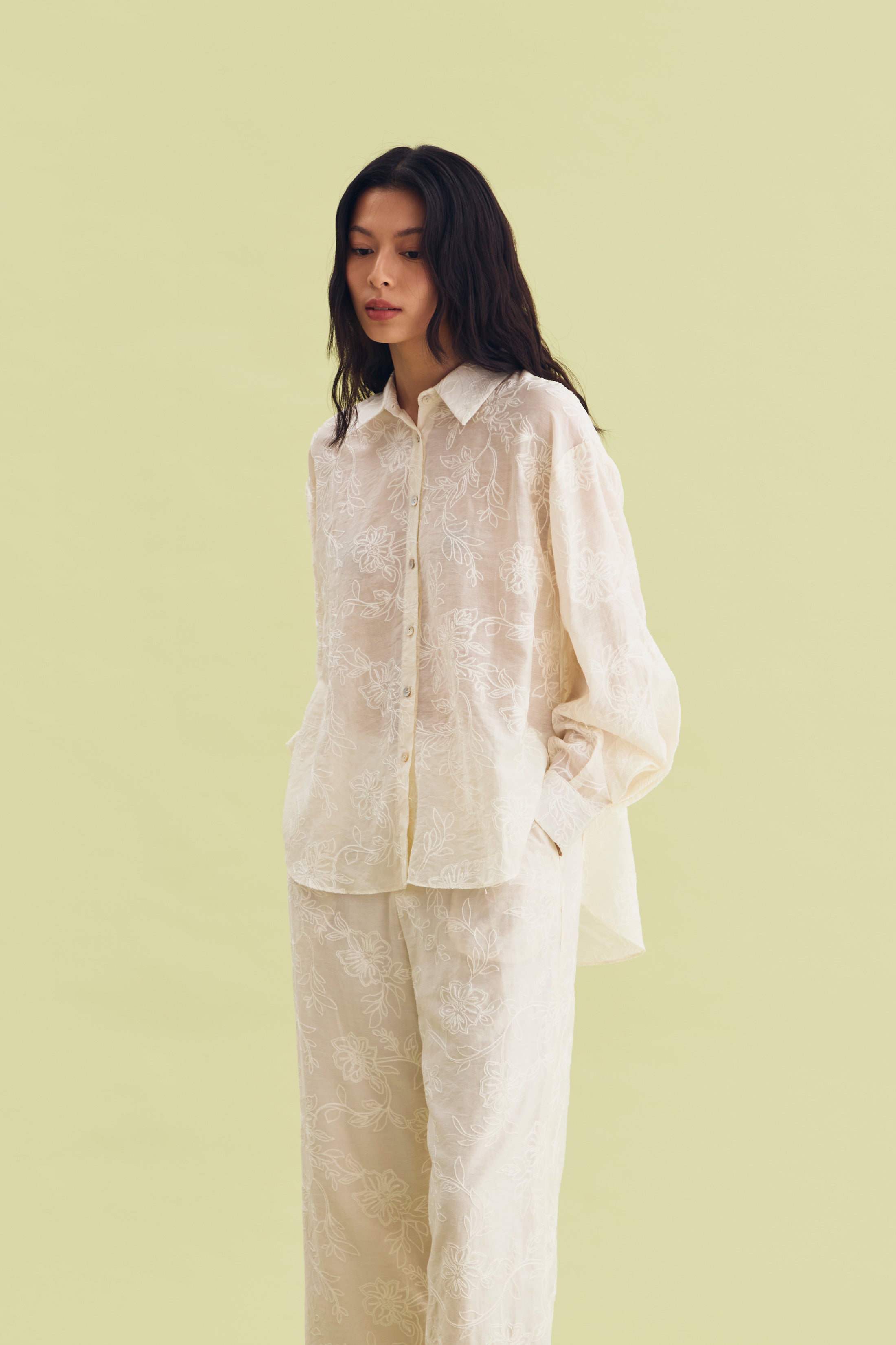 SOLACE SHIRT BEIGE - CALLIE FT. IRANI VIANZA