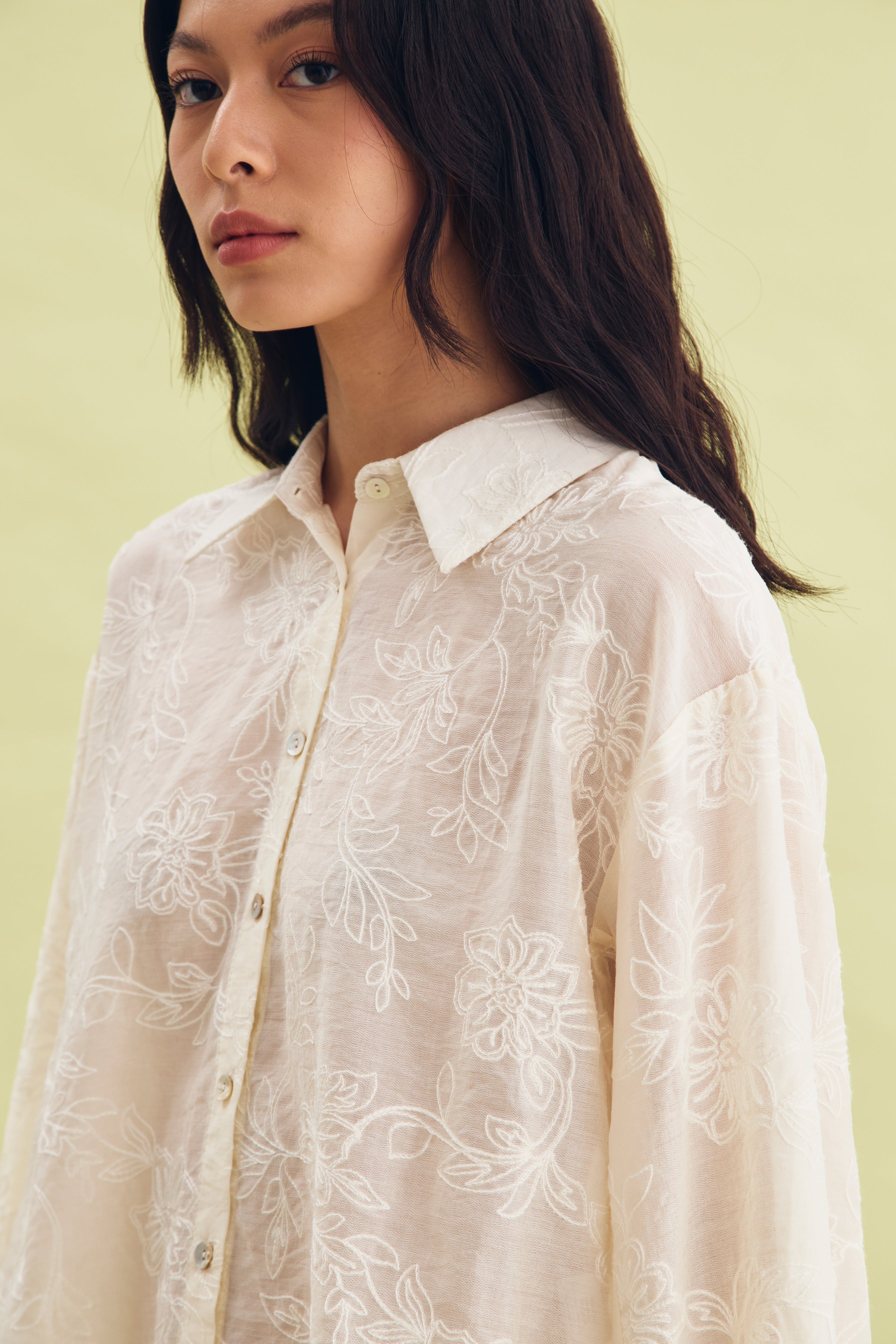 SOLACE SHIRT BEIGE - CALLIE FT. IRANI VIANZA