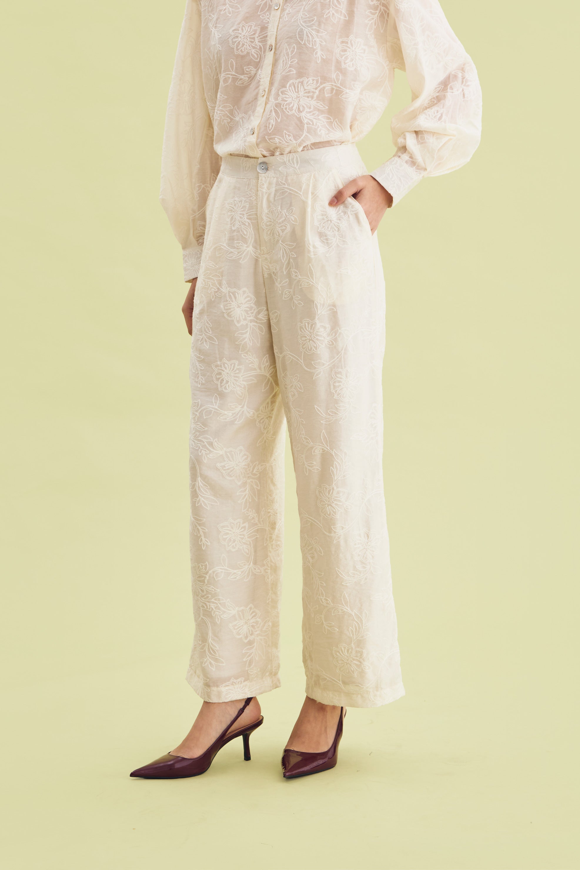 SOLACE PANTS BEIGE - CALLIE FT. IRANI VIANZA