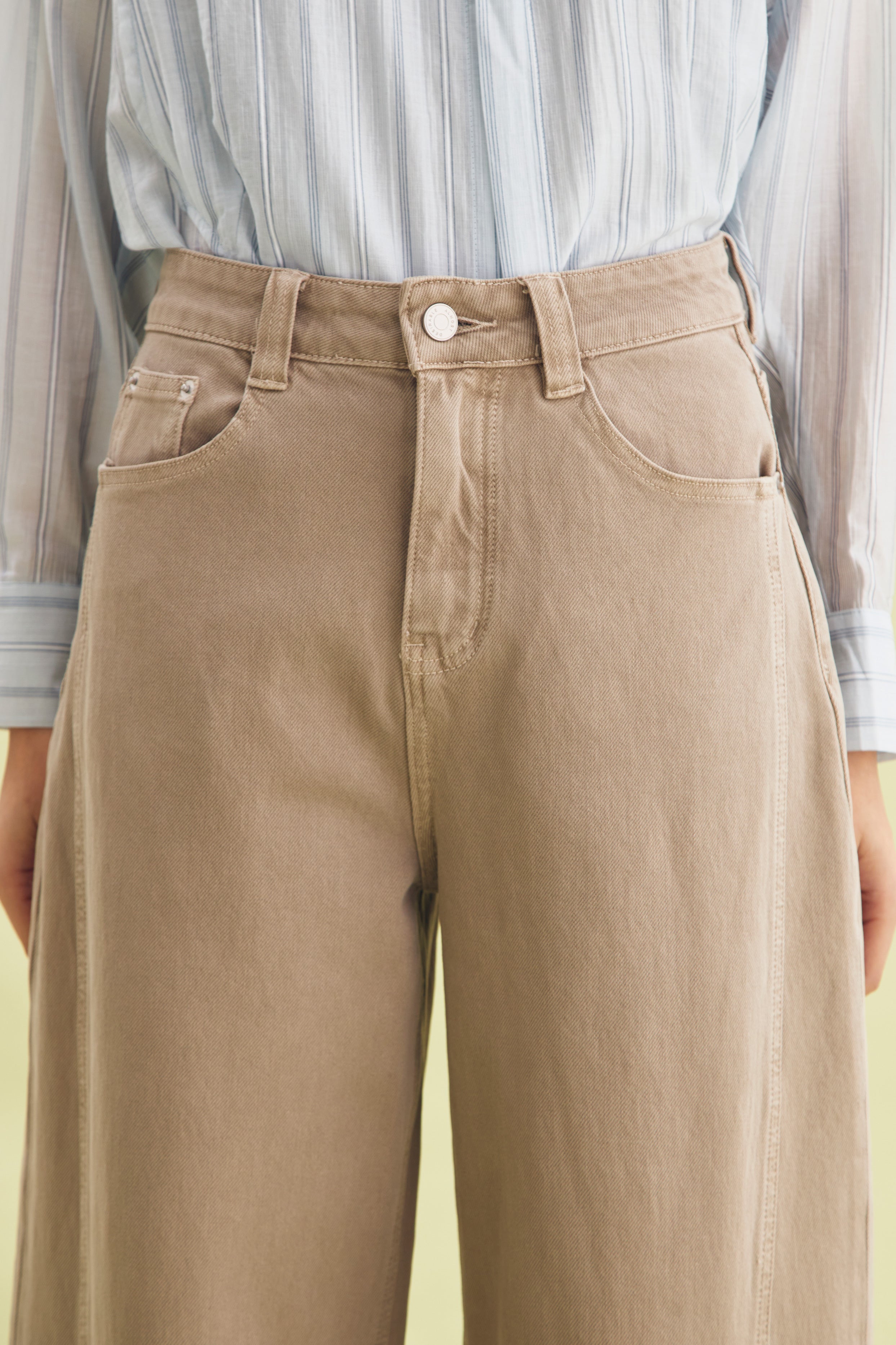 TRANCE PANTS BEIGE - CALLIE ft. IRANI VIANZA