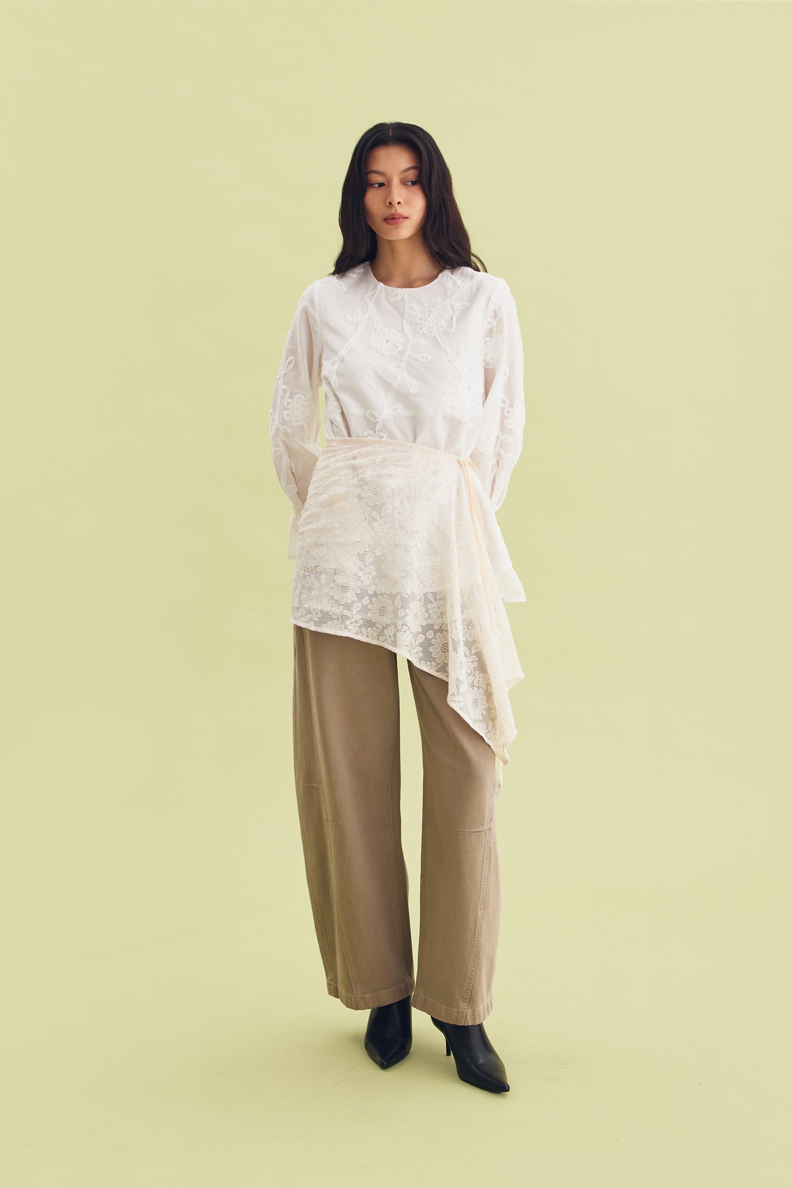 AIRY LACE SKIRT CREAM - CALLIE FT. IRANI VIANZA