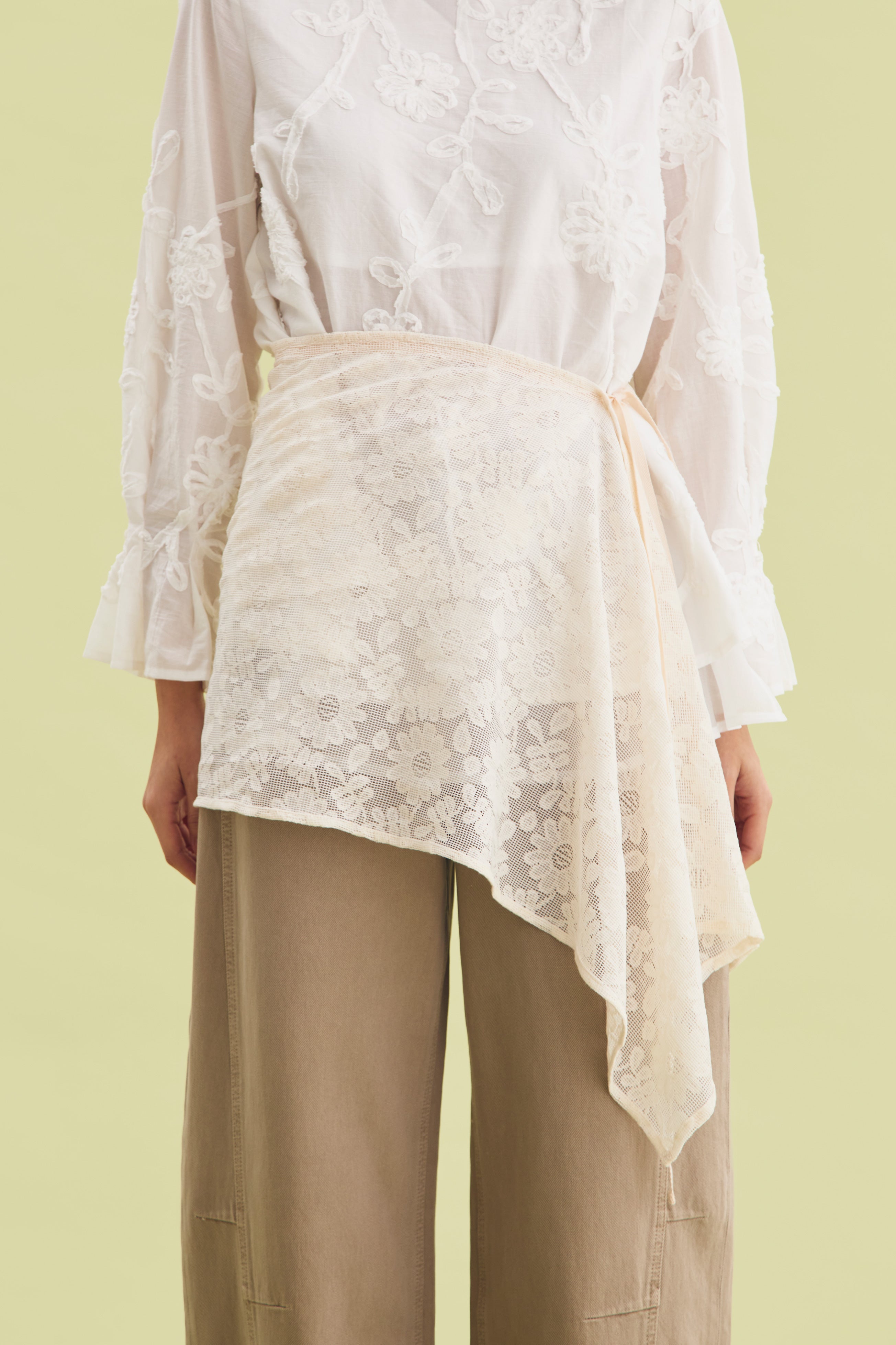 AIRY LACE SKIRT CREAM - CALLIE FT. IRANI VIANZA