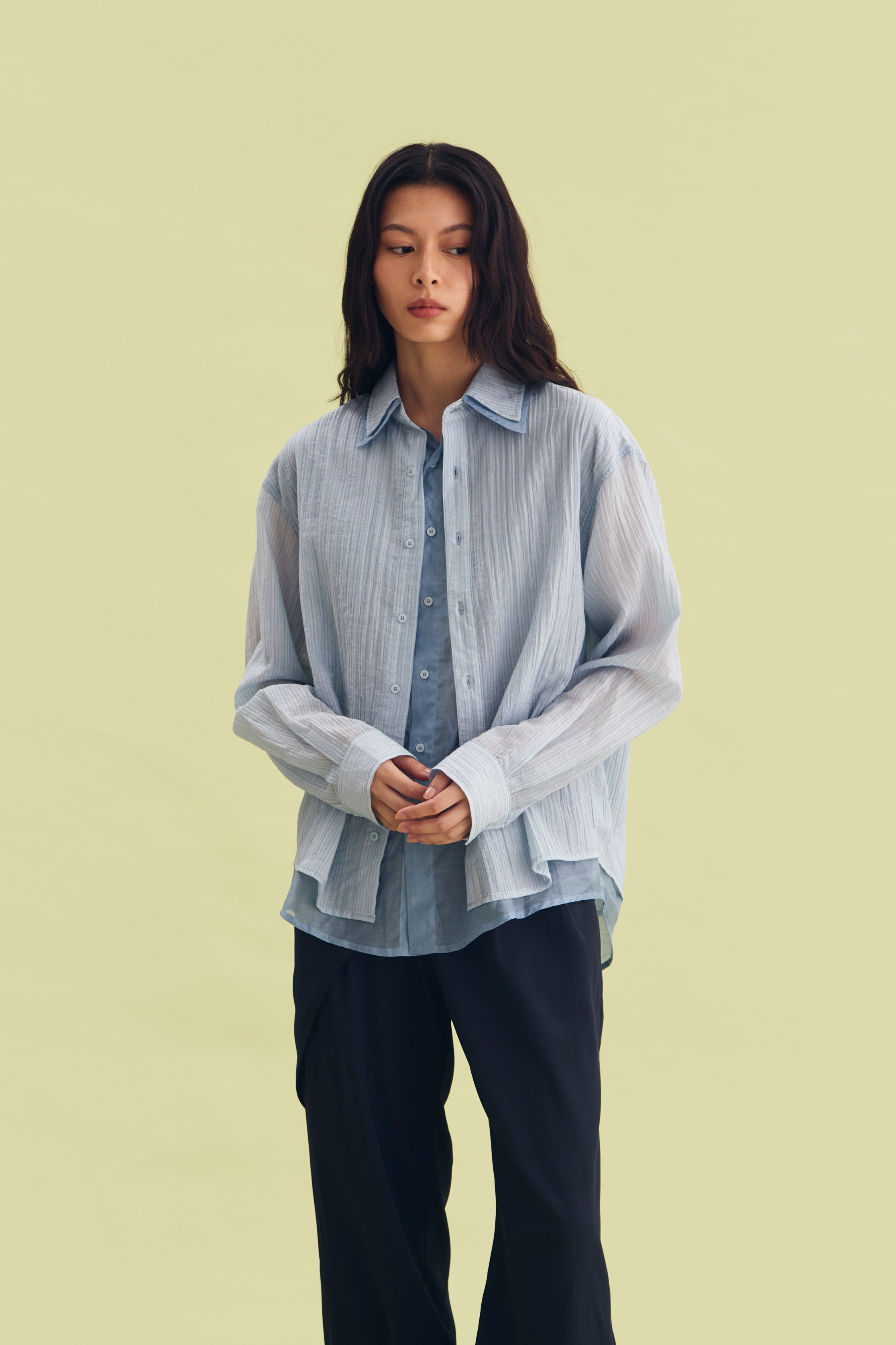 WISP SHIRT BLUE - CALLIE FT. IRANI VIANZA