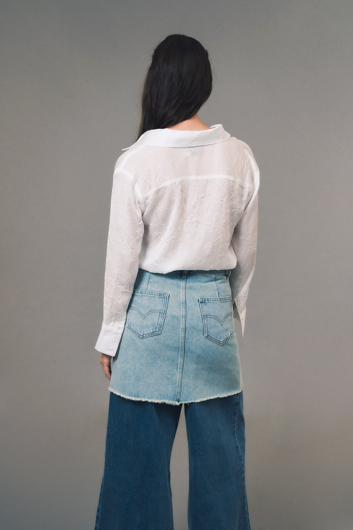 CYAN SKIRT BLUE