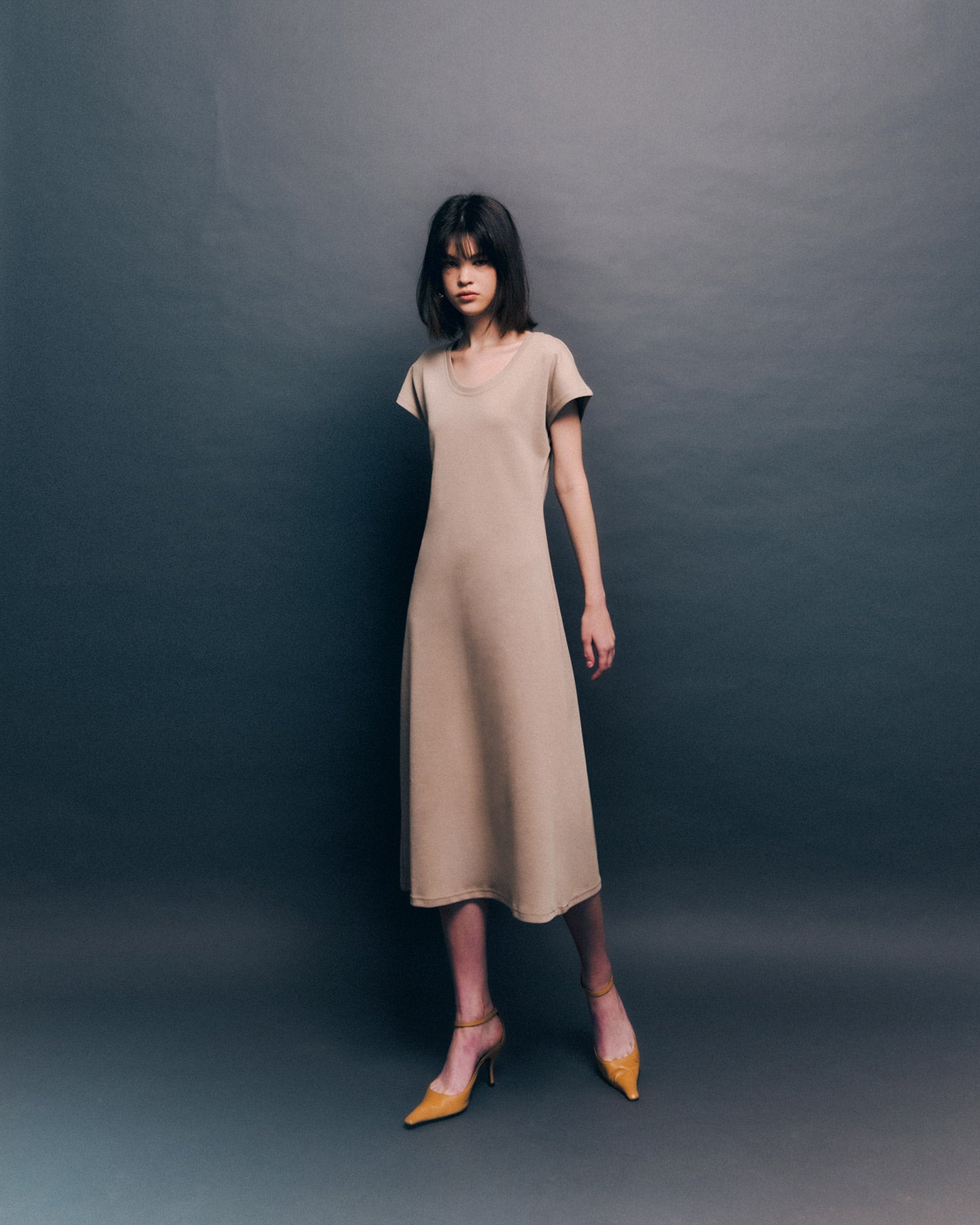VON DRESS BEIGE