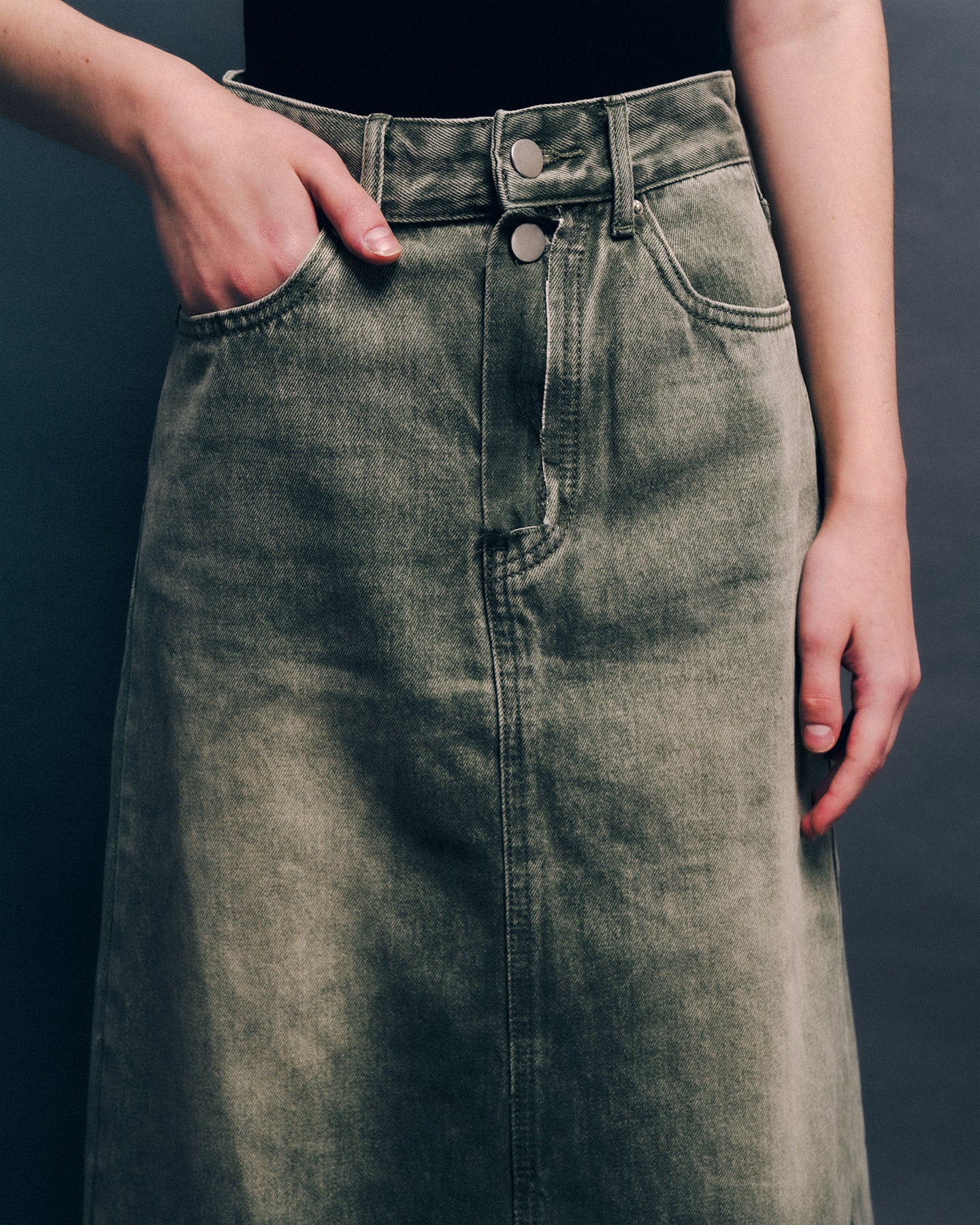 REAGEN SKIRT GREEN