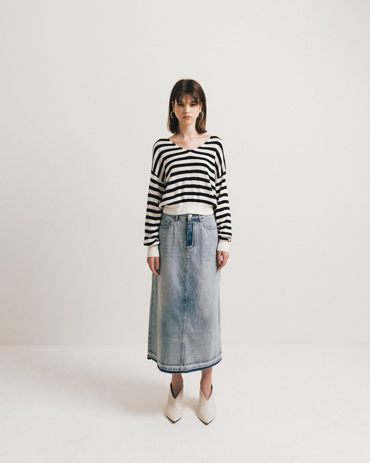 REAGEN SKIRT BLUE
