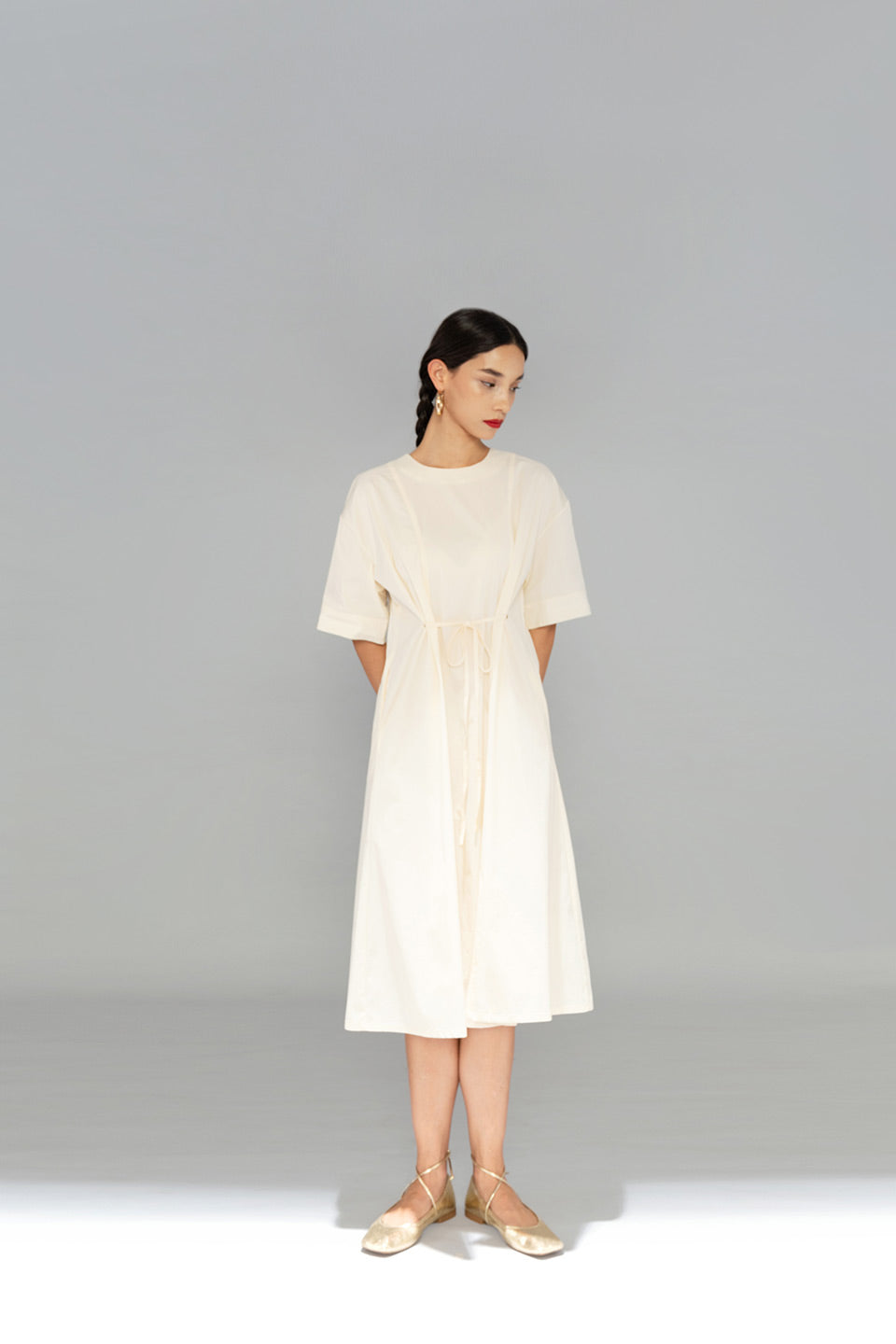CERYS DRESS BEIGE