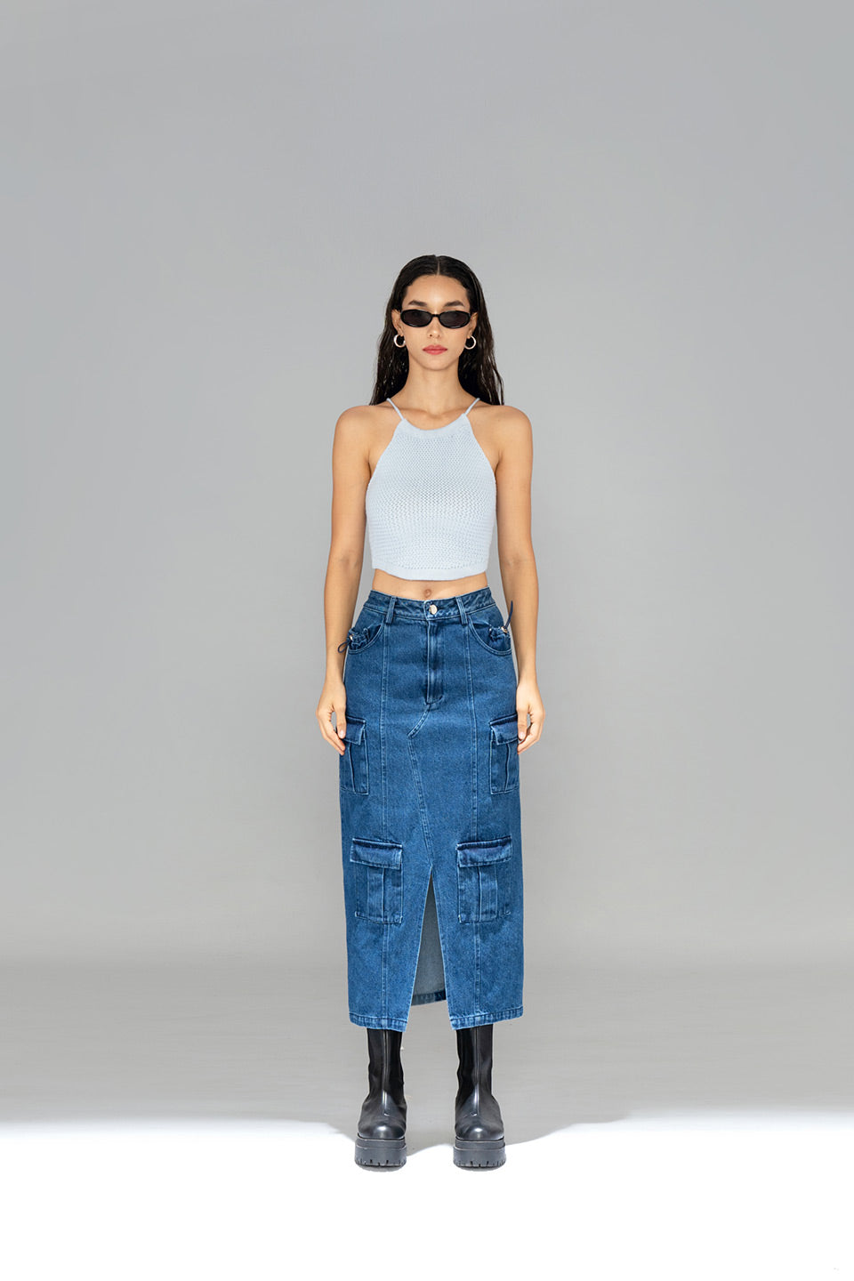 LOWE SKIRT NAVY