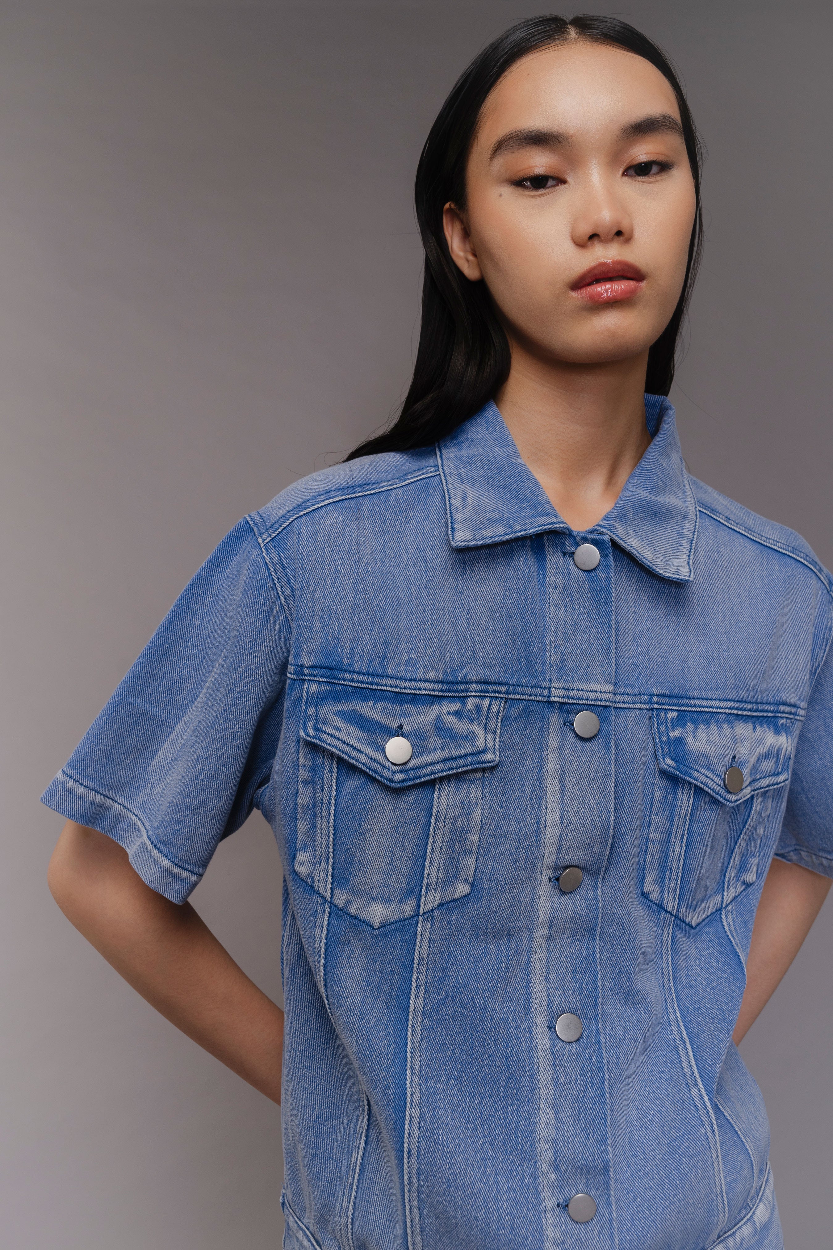 LOREN TOP BLUE