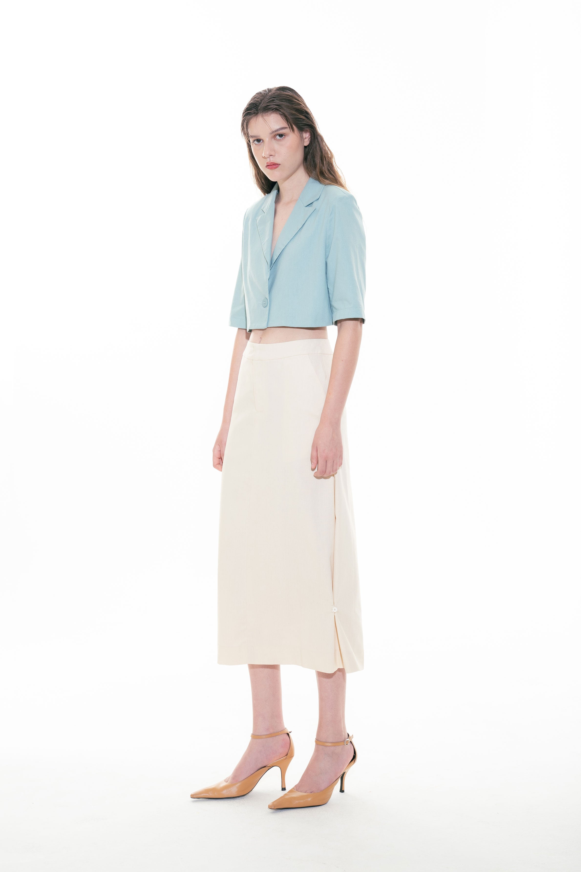 ENID BLAZER BLUE