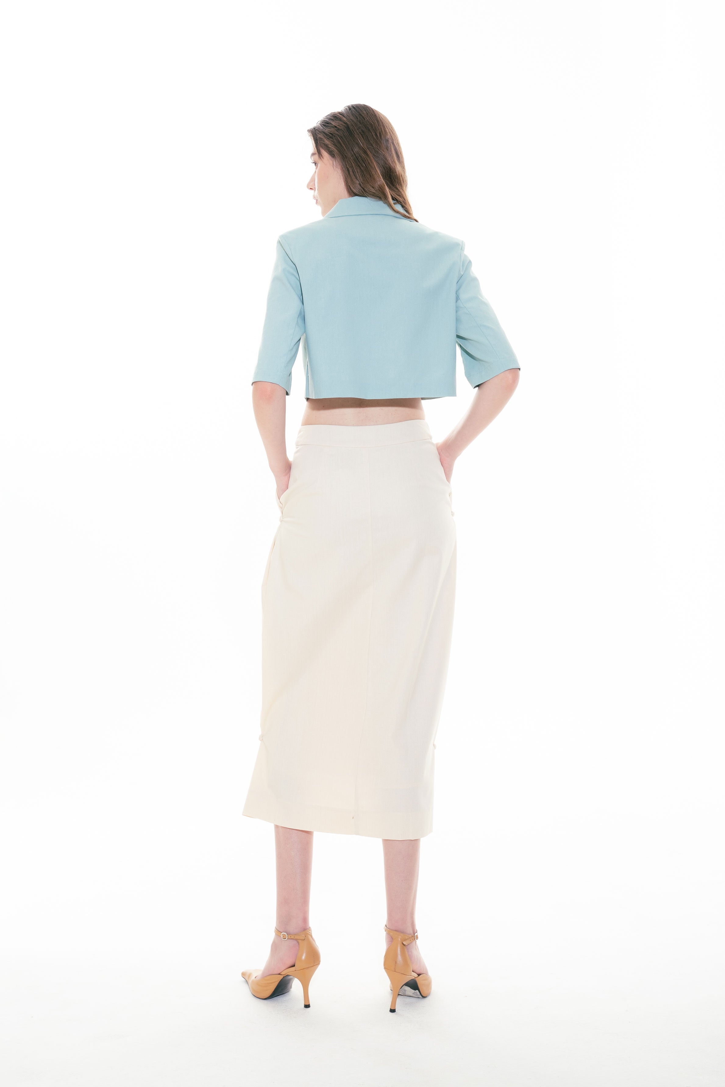 ENID BLAZER BLUE