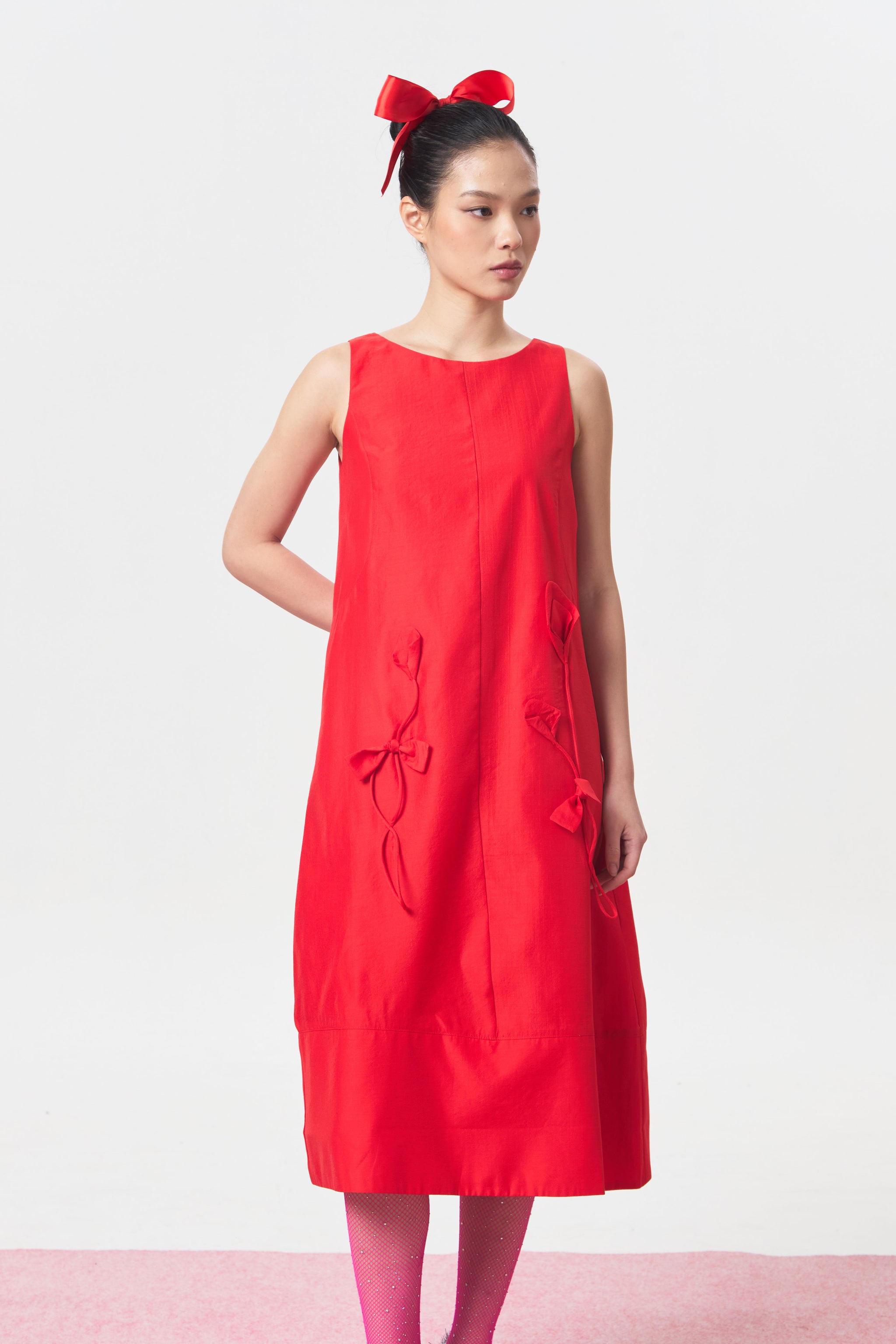 SCOVILLE DRESS RED VERMILLION main image 1