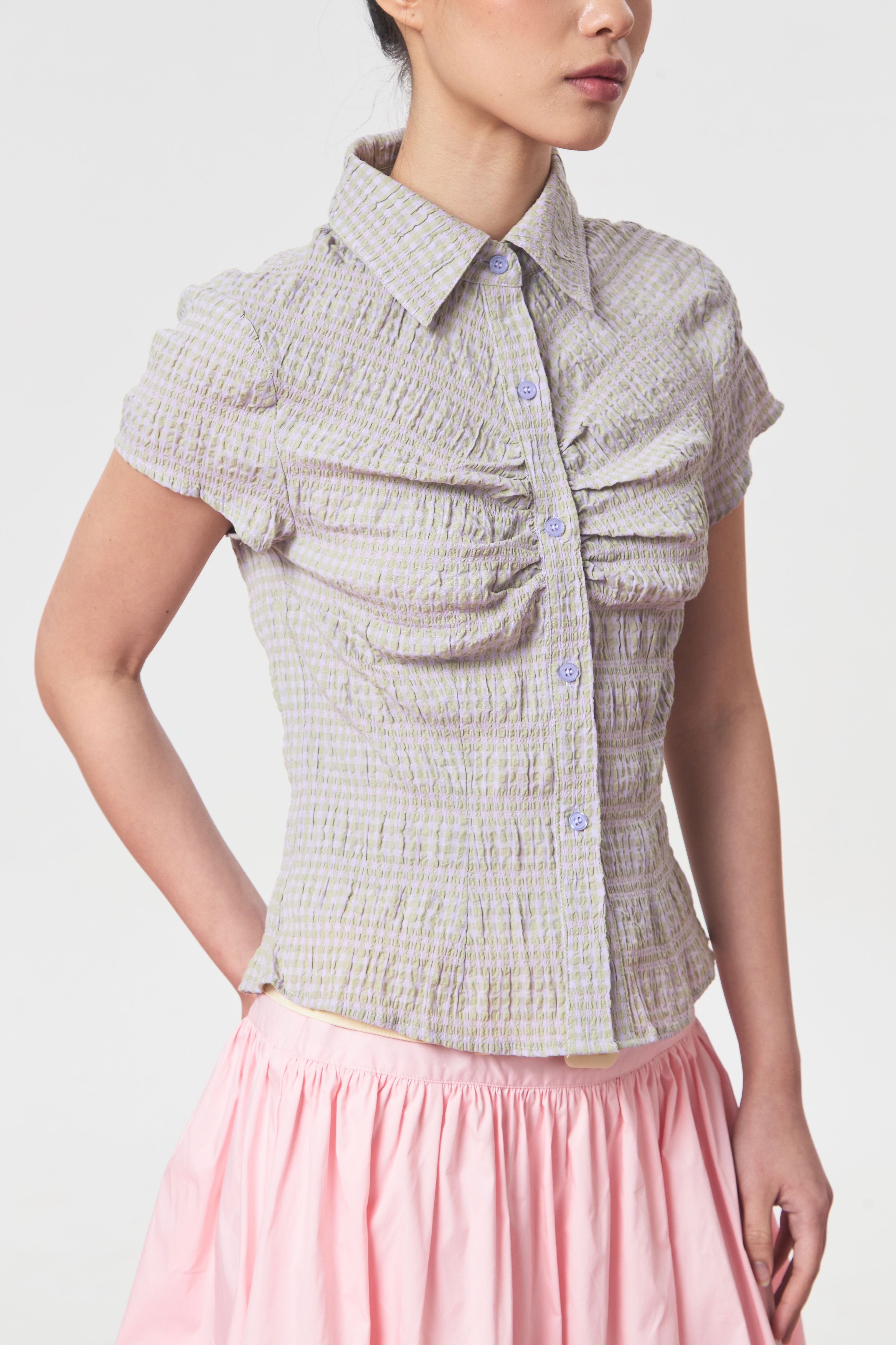 DRIZZLE TOP GREY - CALLIE FT. CISSYLIA