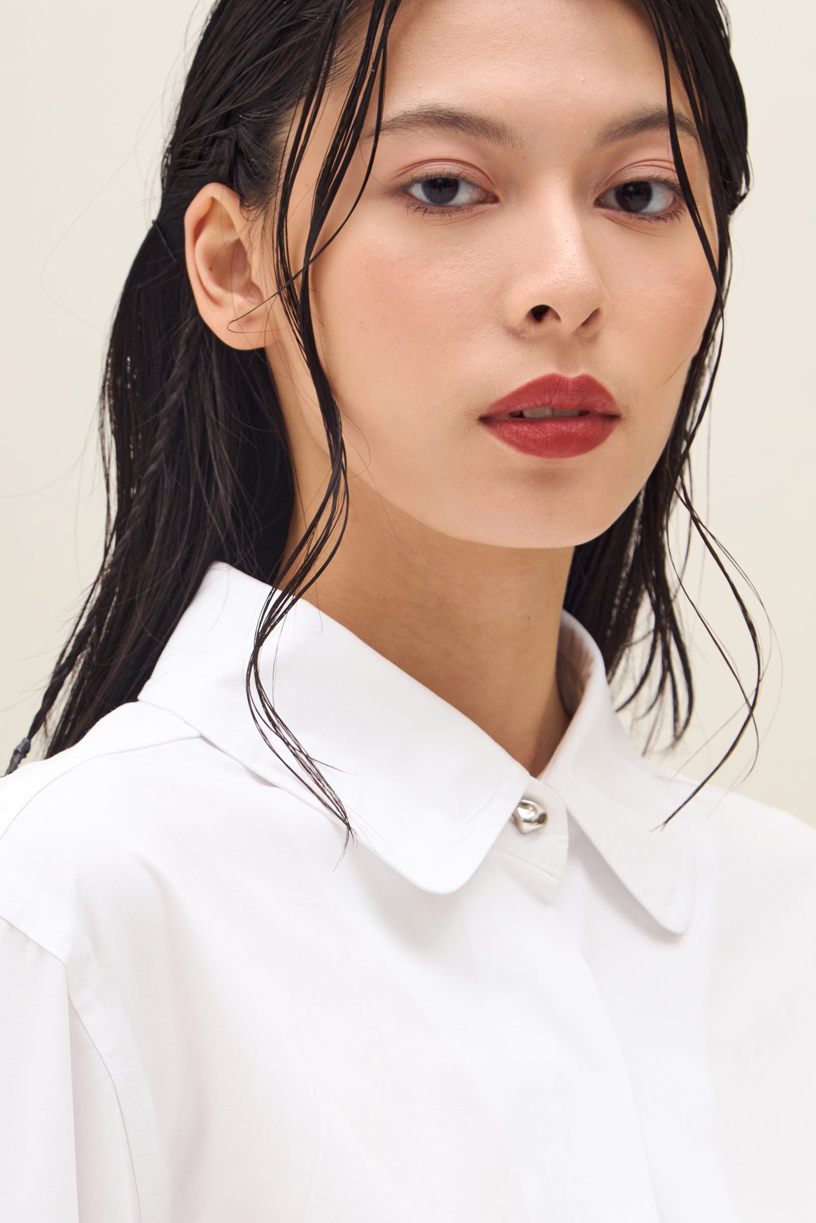NYXIRA BALOON SHIRT WHITE