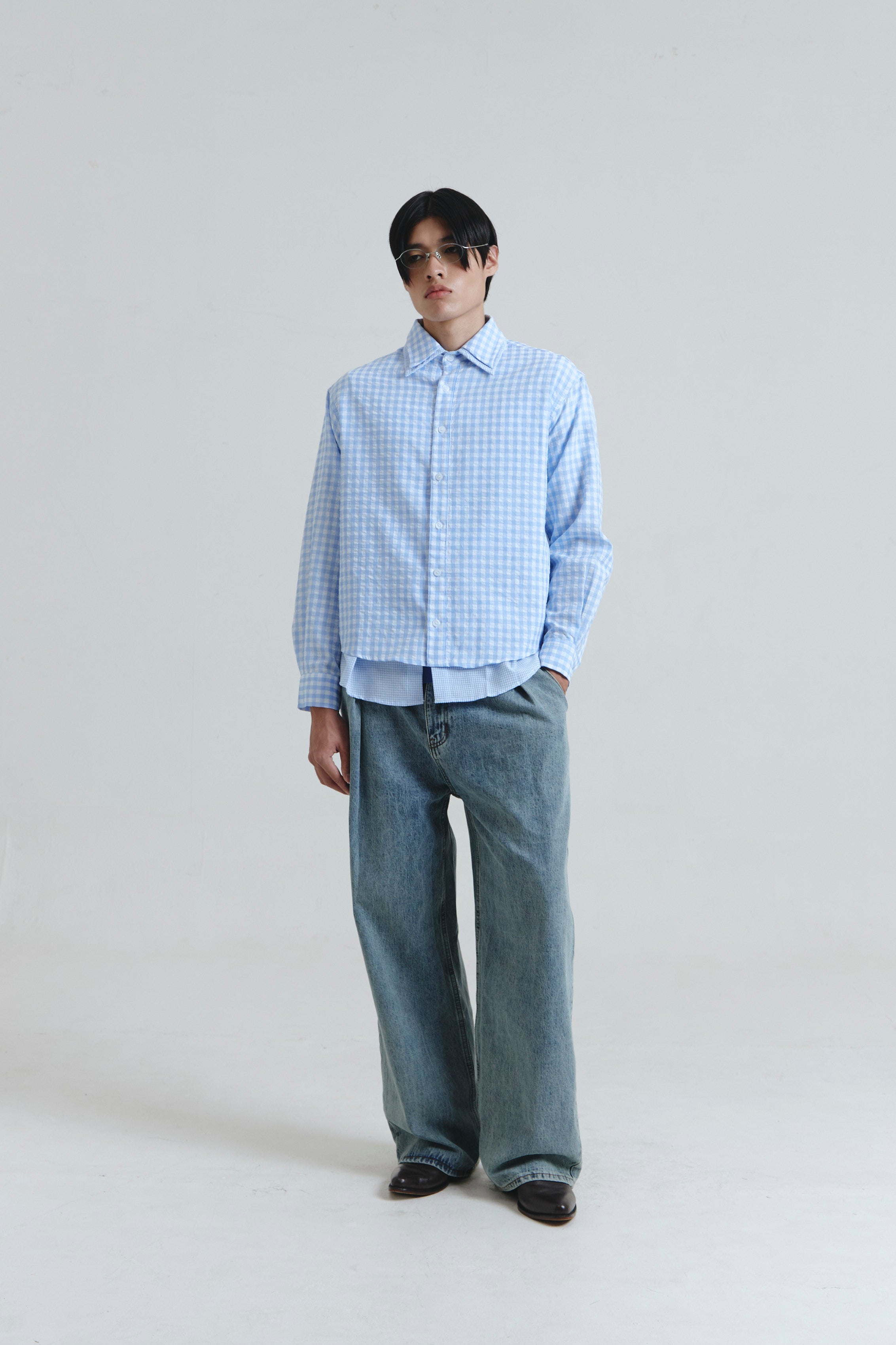 NESCIO SHIRT BLUE