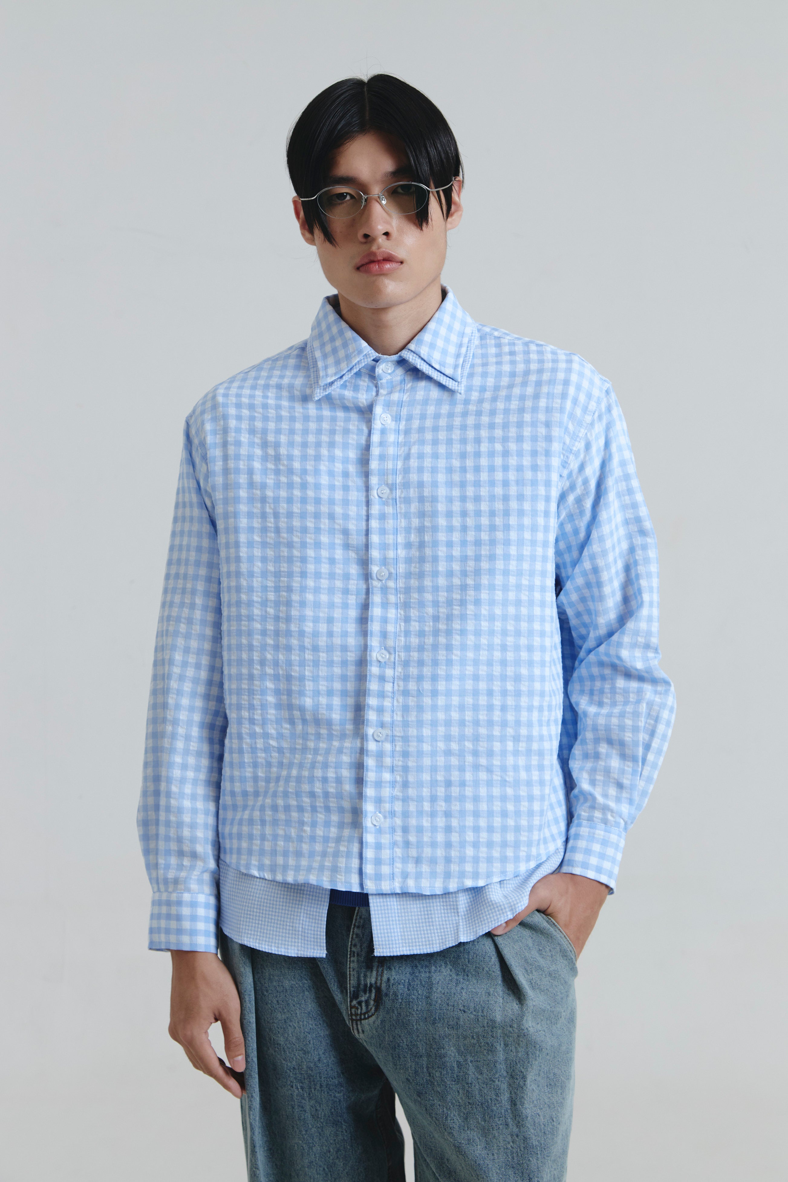 NESCIO SHIRT BLUE