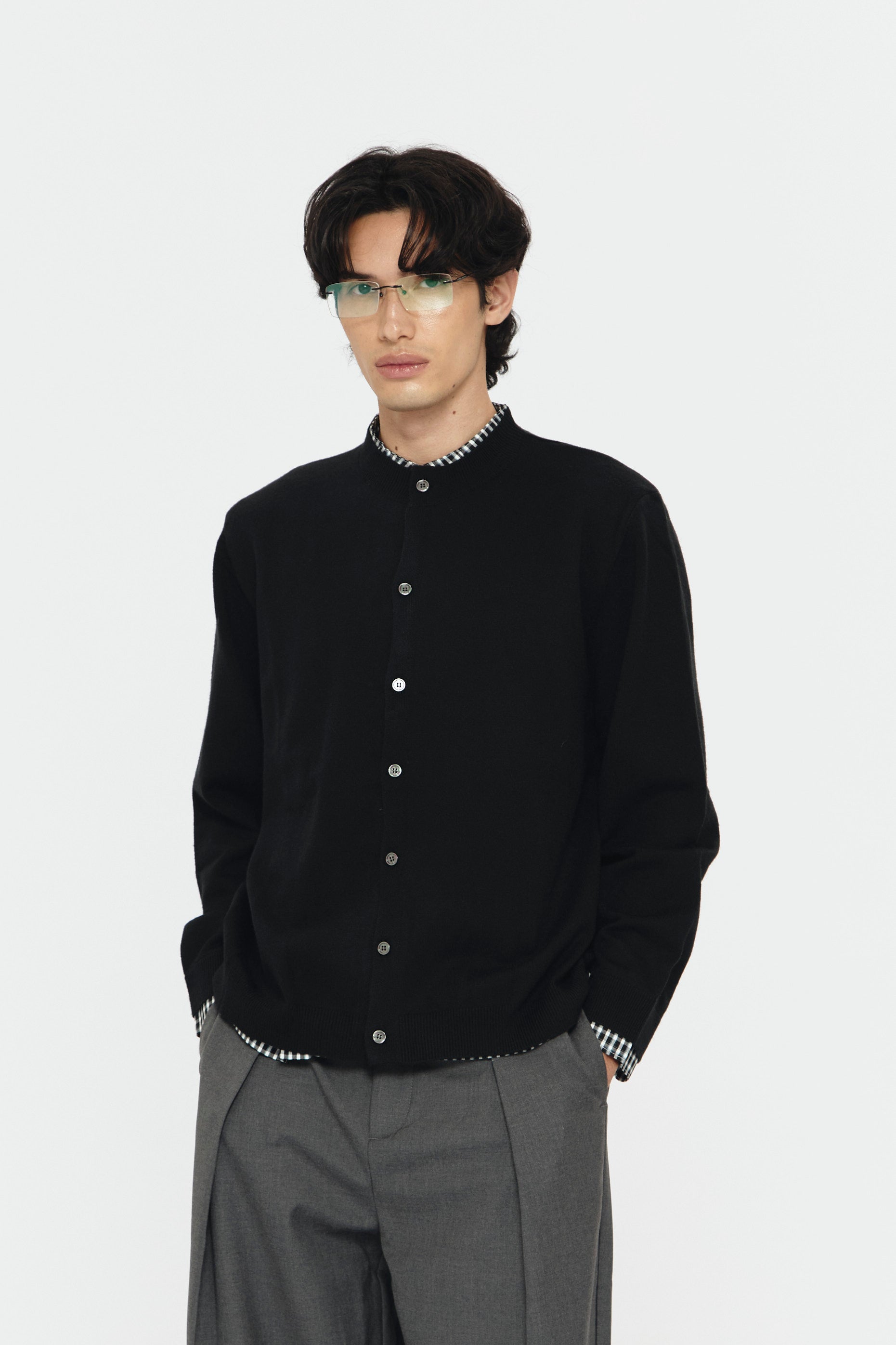 HOCKENHEIM CARDIGAN BLACK