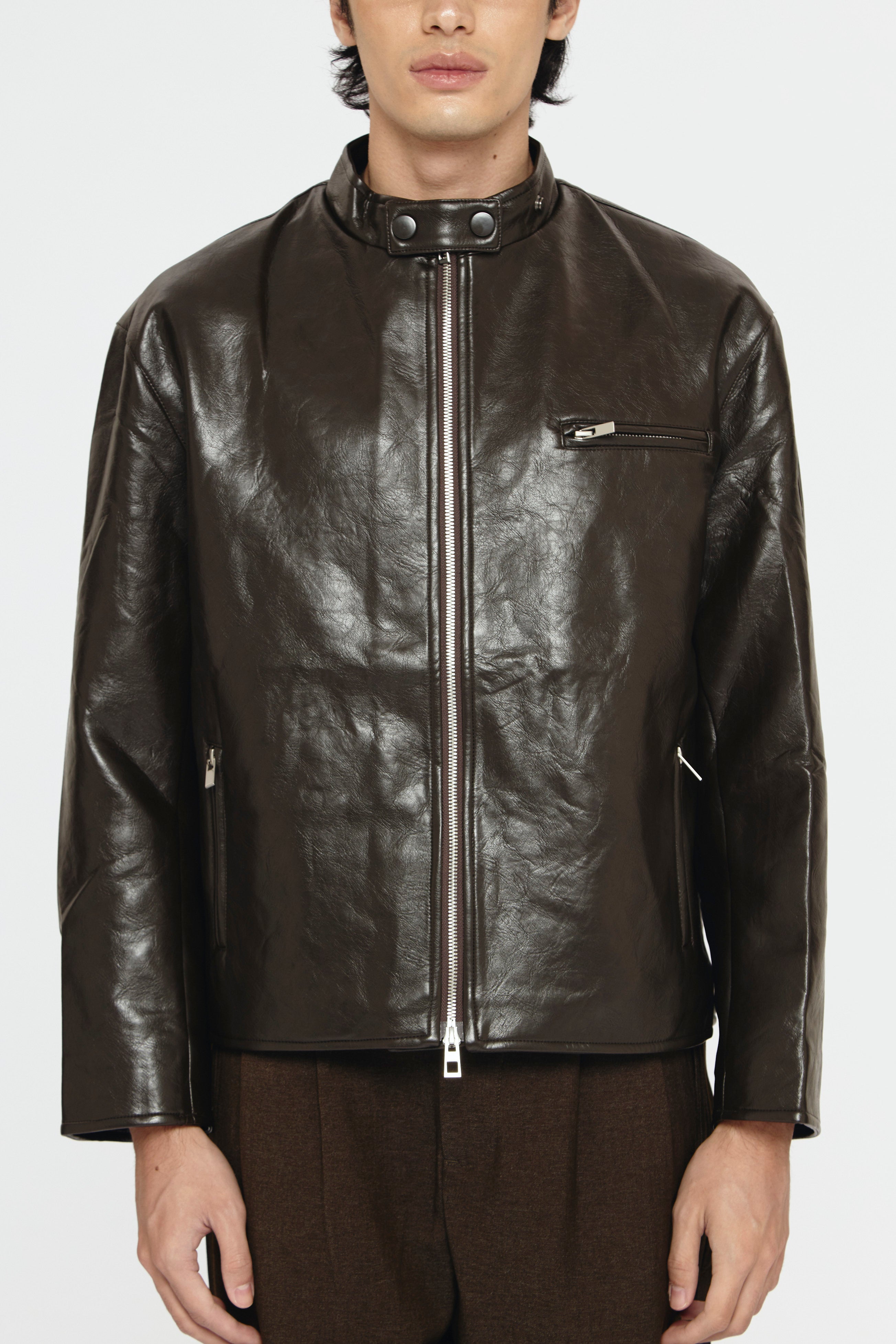 SUZUKA JACKET DARK BROWN