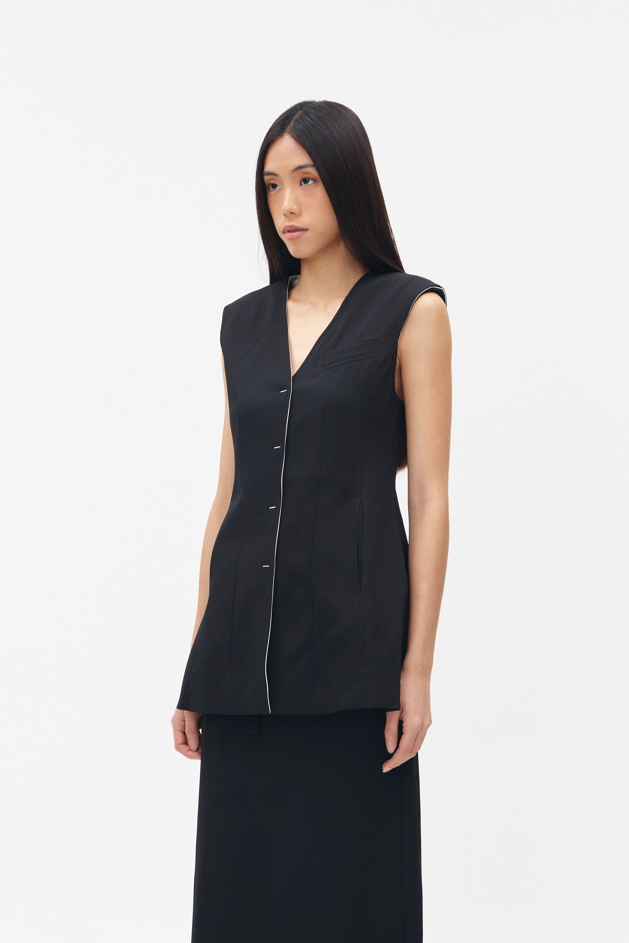 LUMIERE VEST BLACK