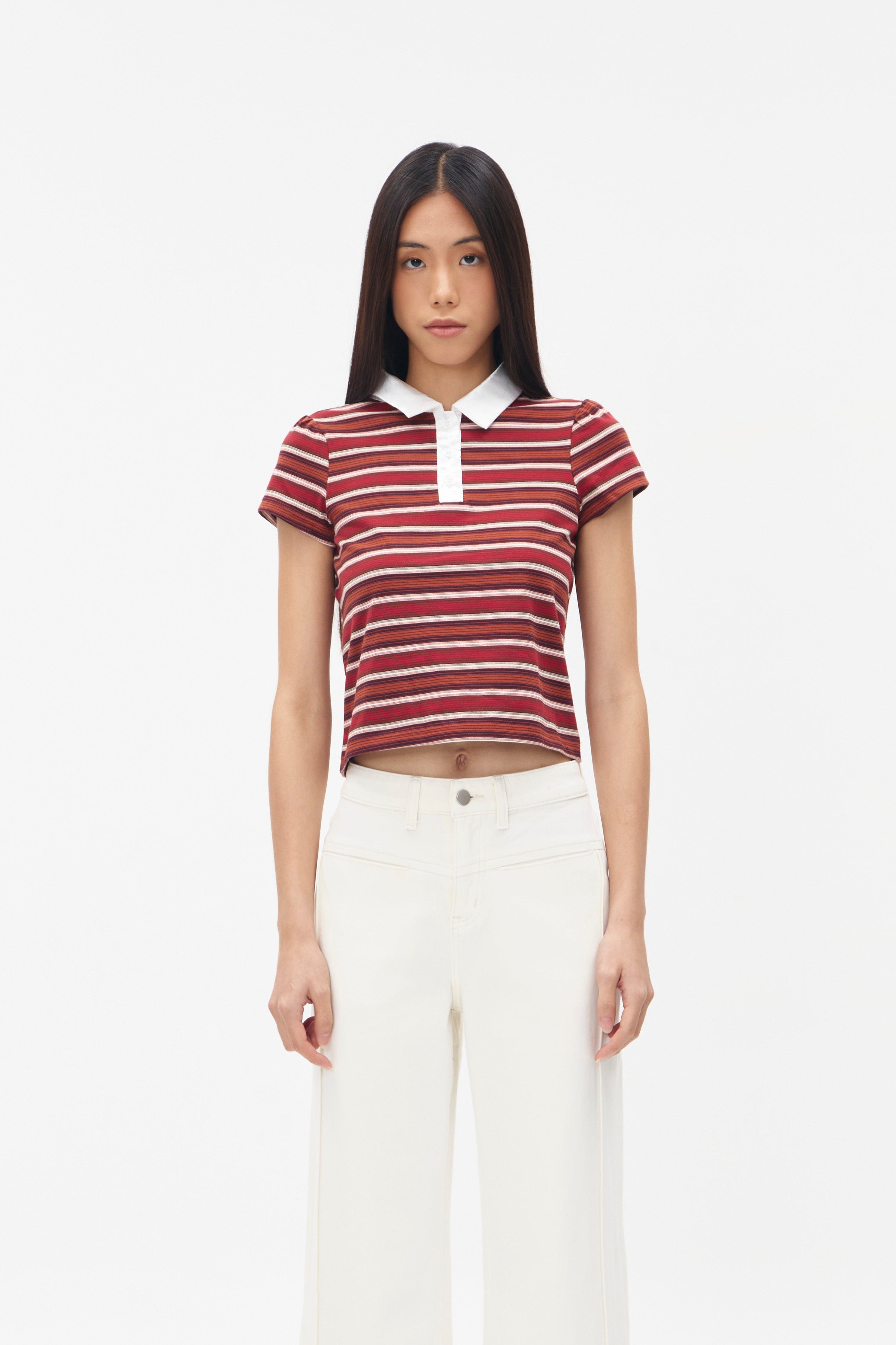 EIRENE TOP RED STRIPES