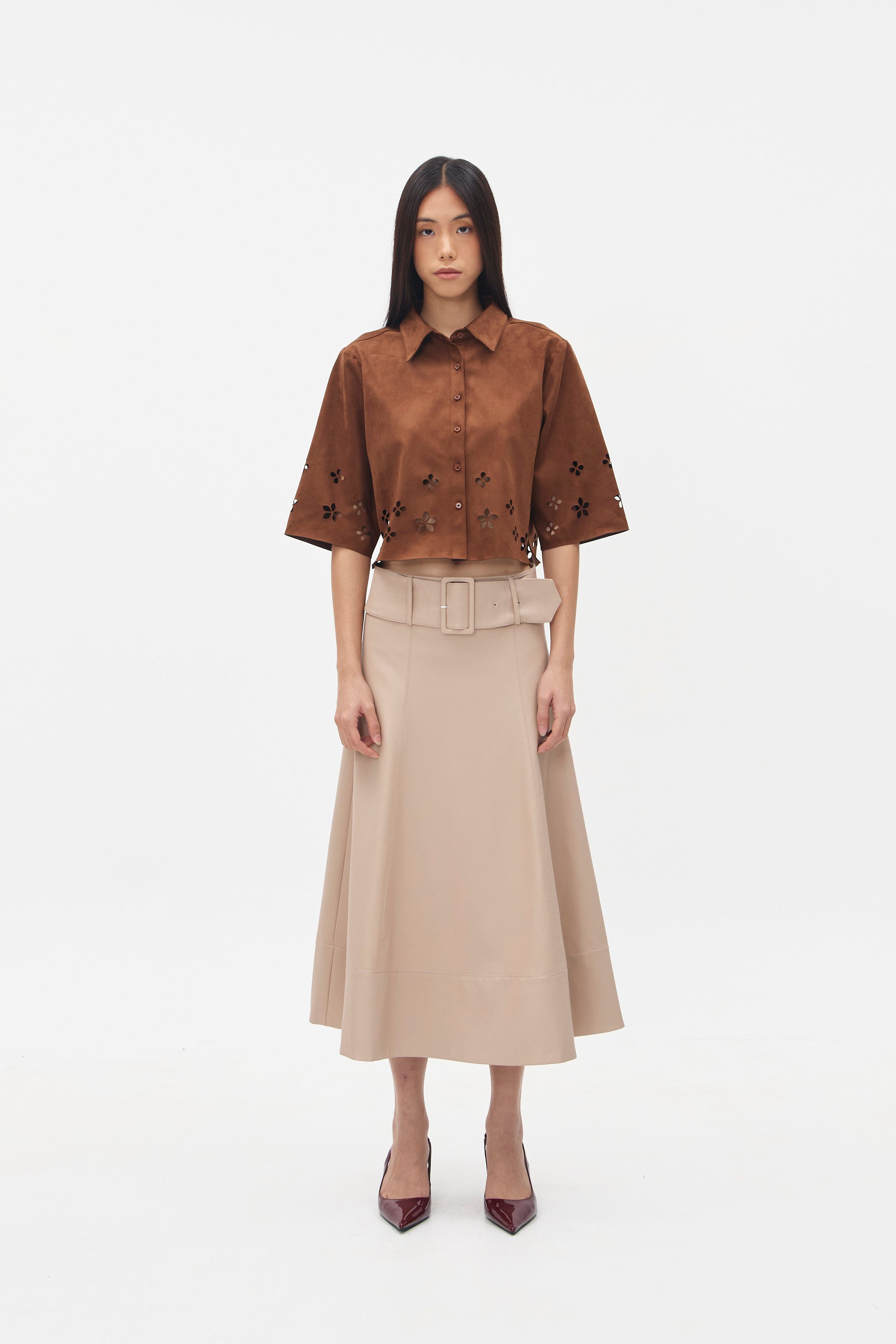 HYMN TOP BROWN