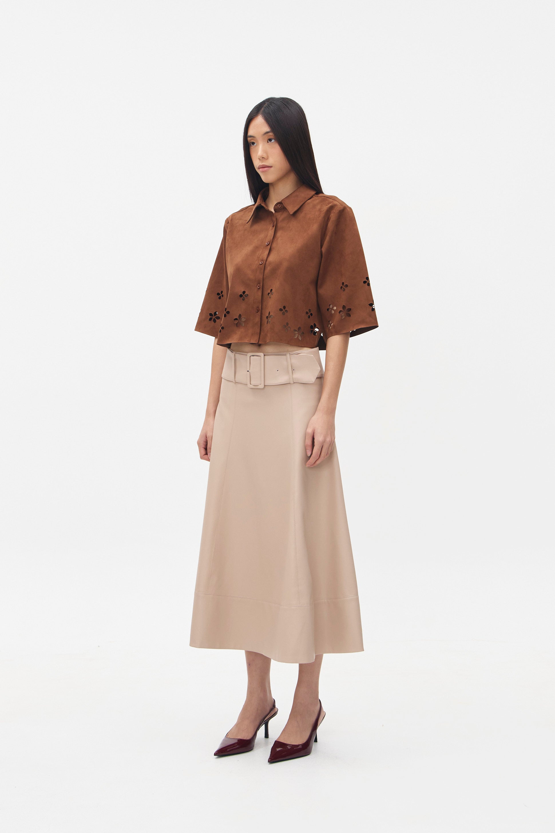 HYMN TOP BROWN