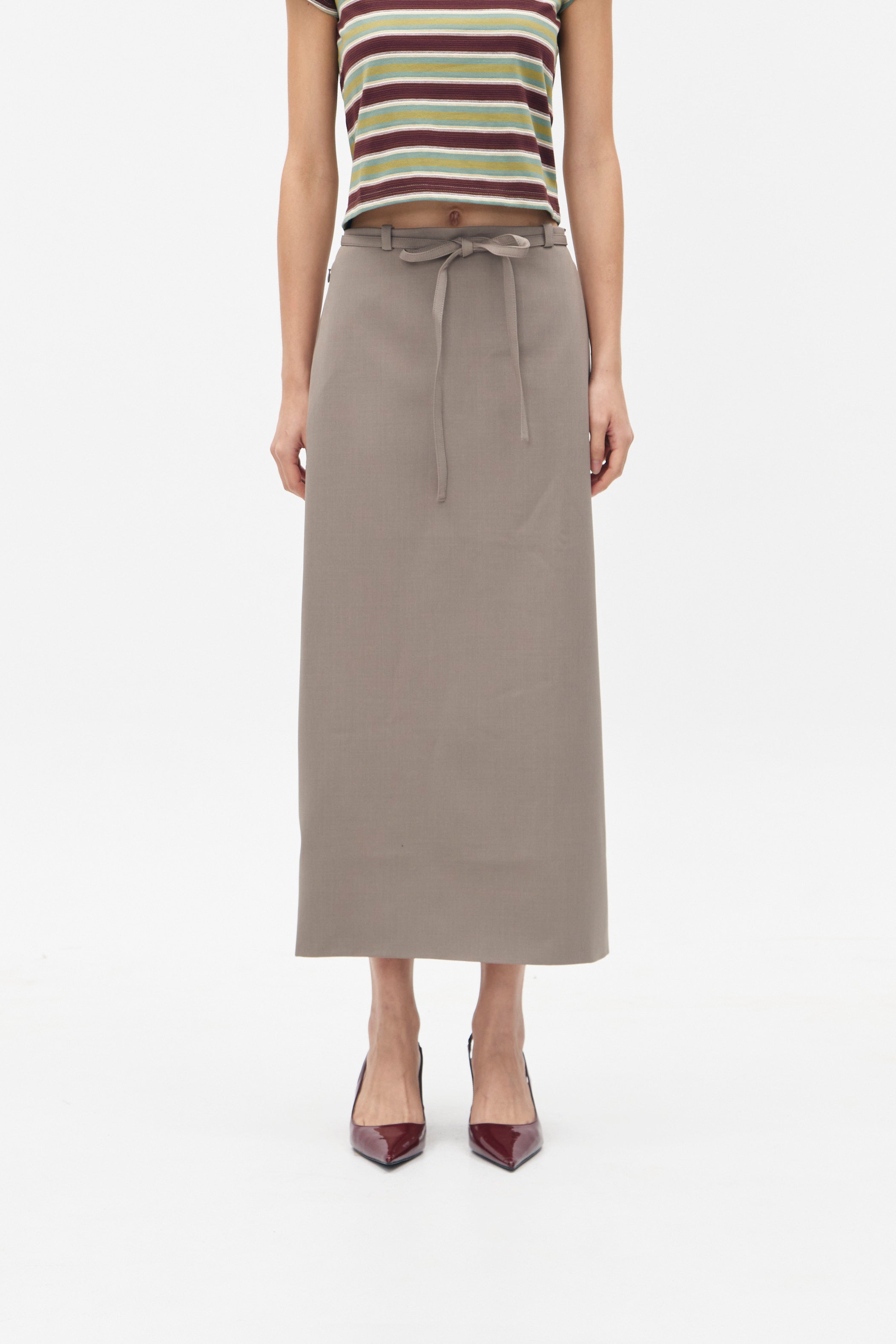 LUMIERE SKIRT GREY
