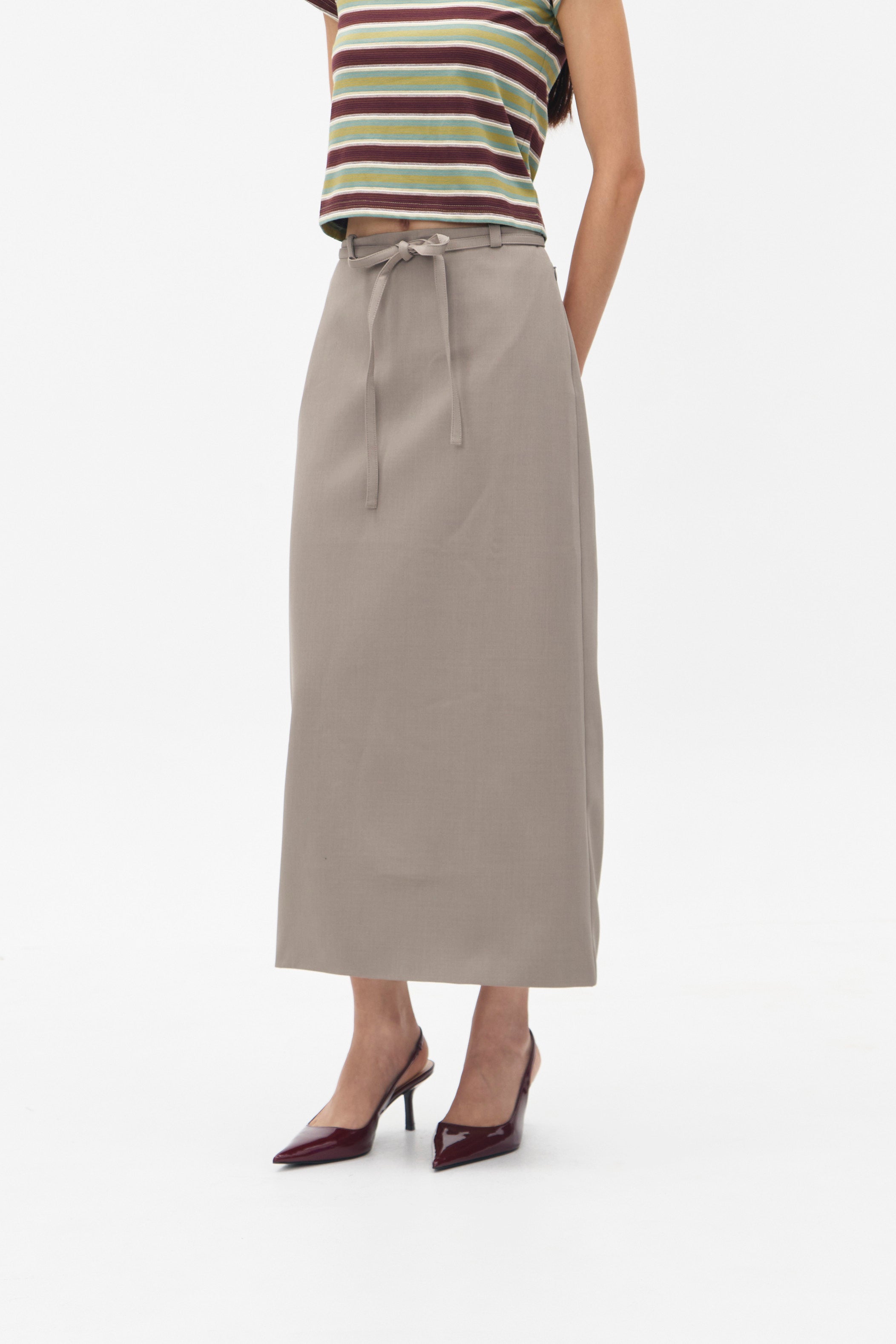 LUMIERE SKIRT GREY