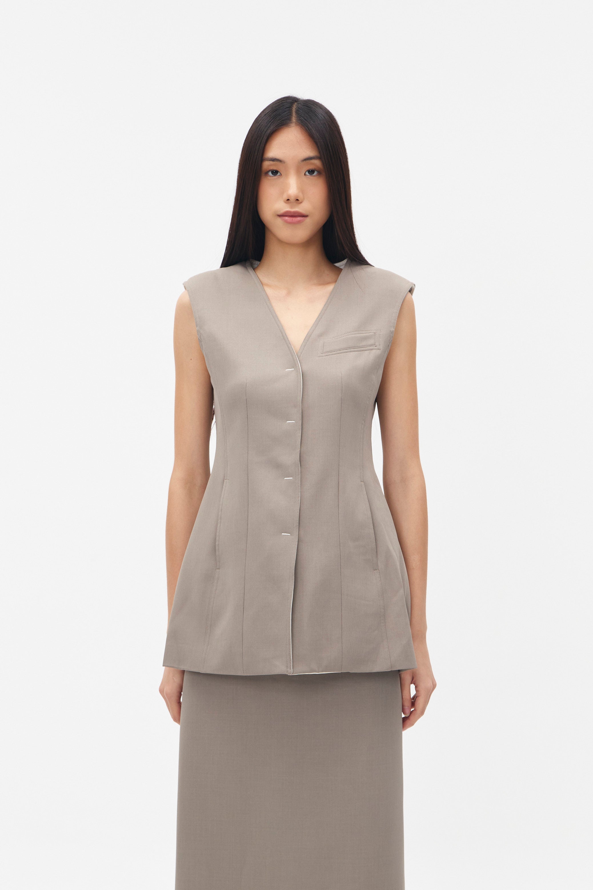 LUMIERE VEST GREY