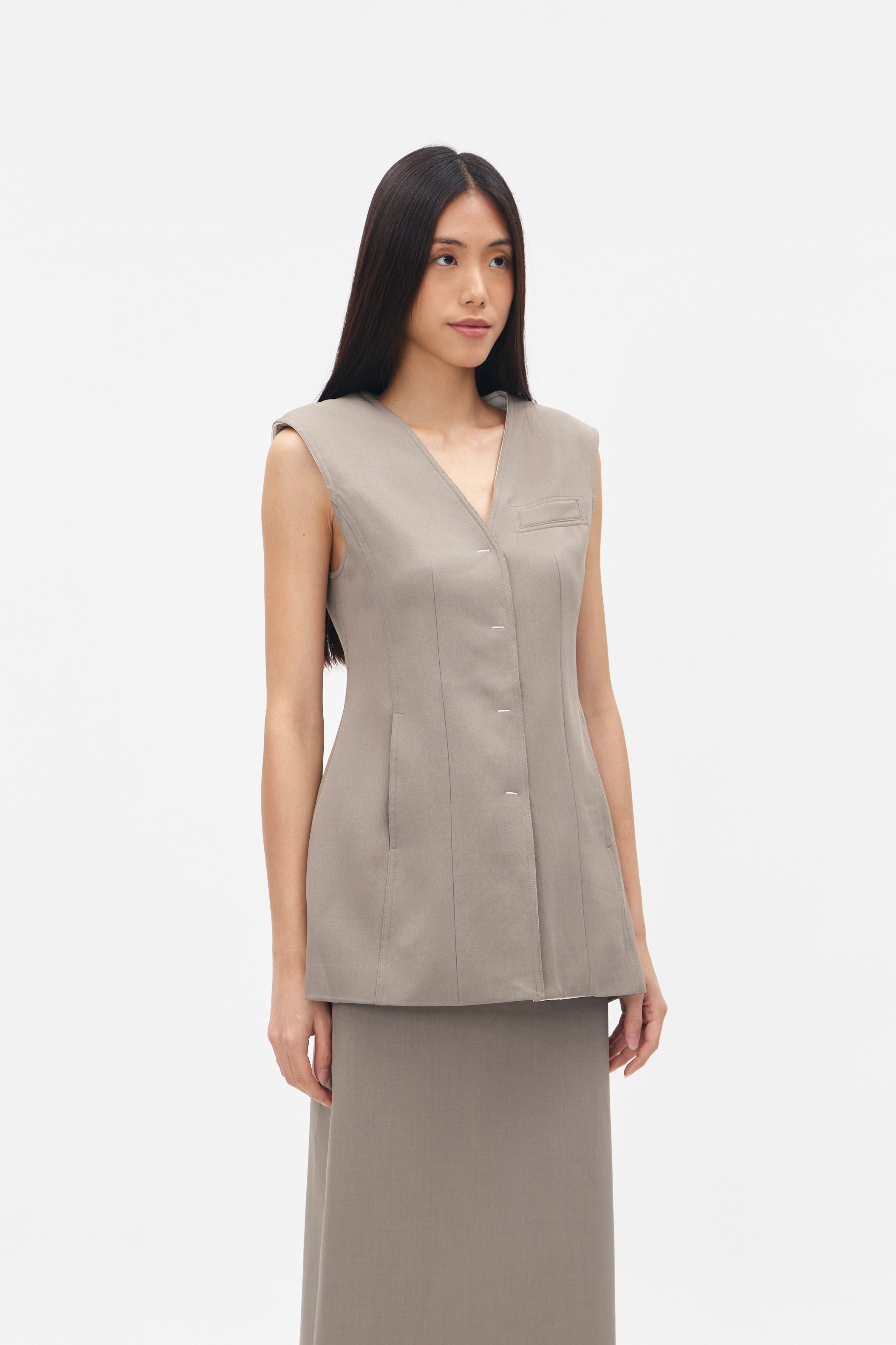 LUMIERE VEST GREY