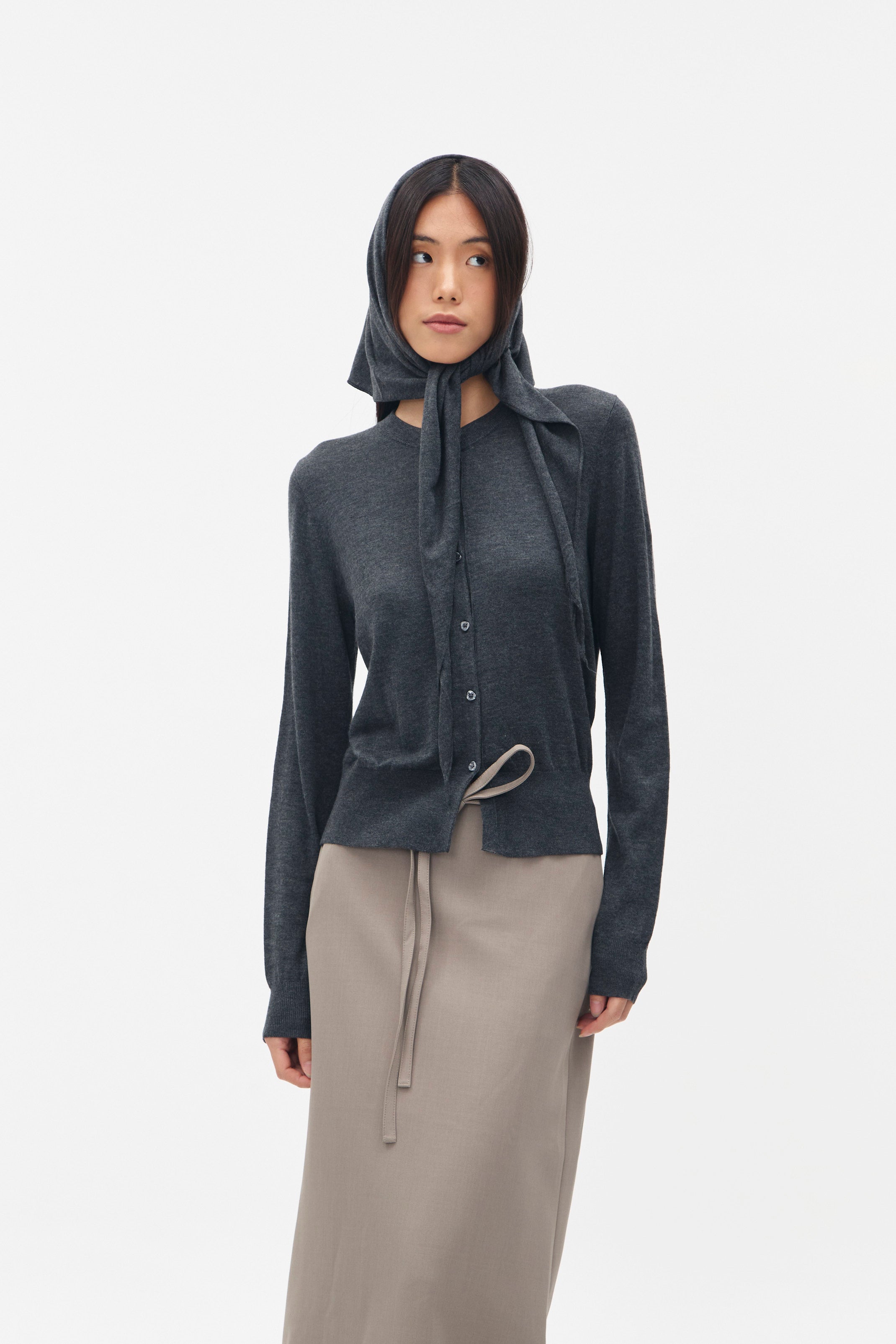 LANCELOT CARDIGAN GREY