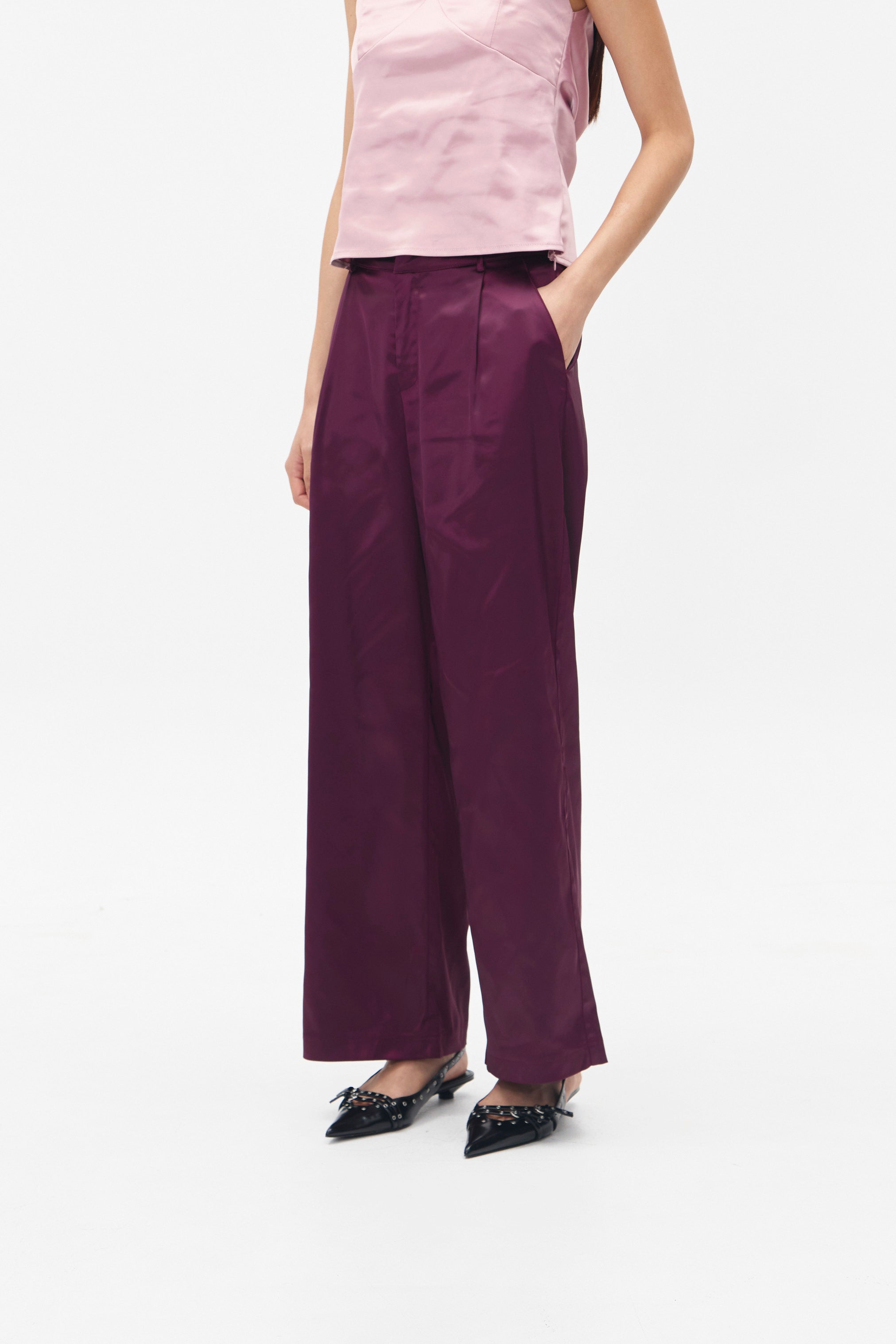 PHOEBE PANTS MAROON