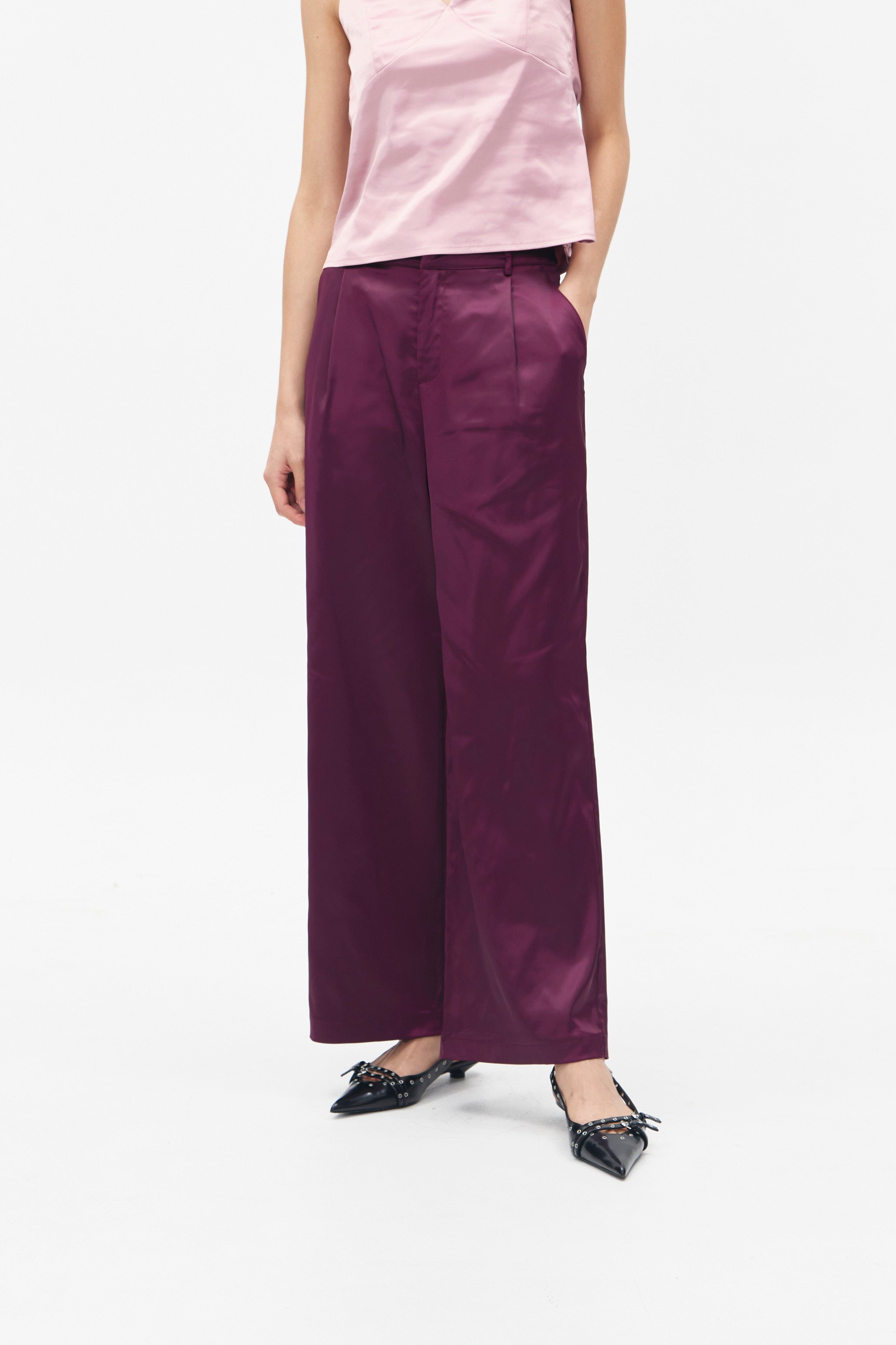 PHOEBE PANTS MAROON
