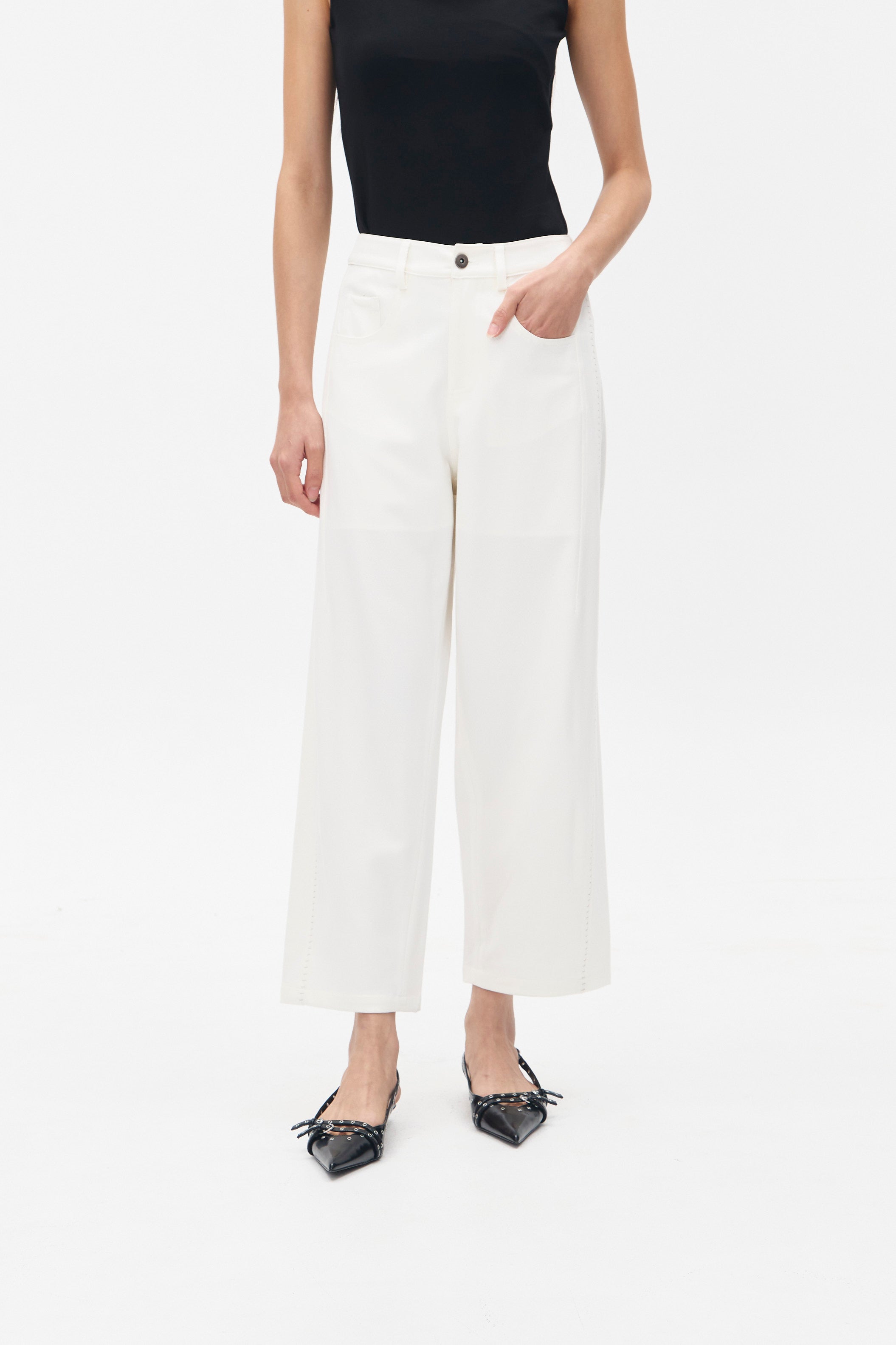 PERCIVAL PANTS WHITE