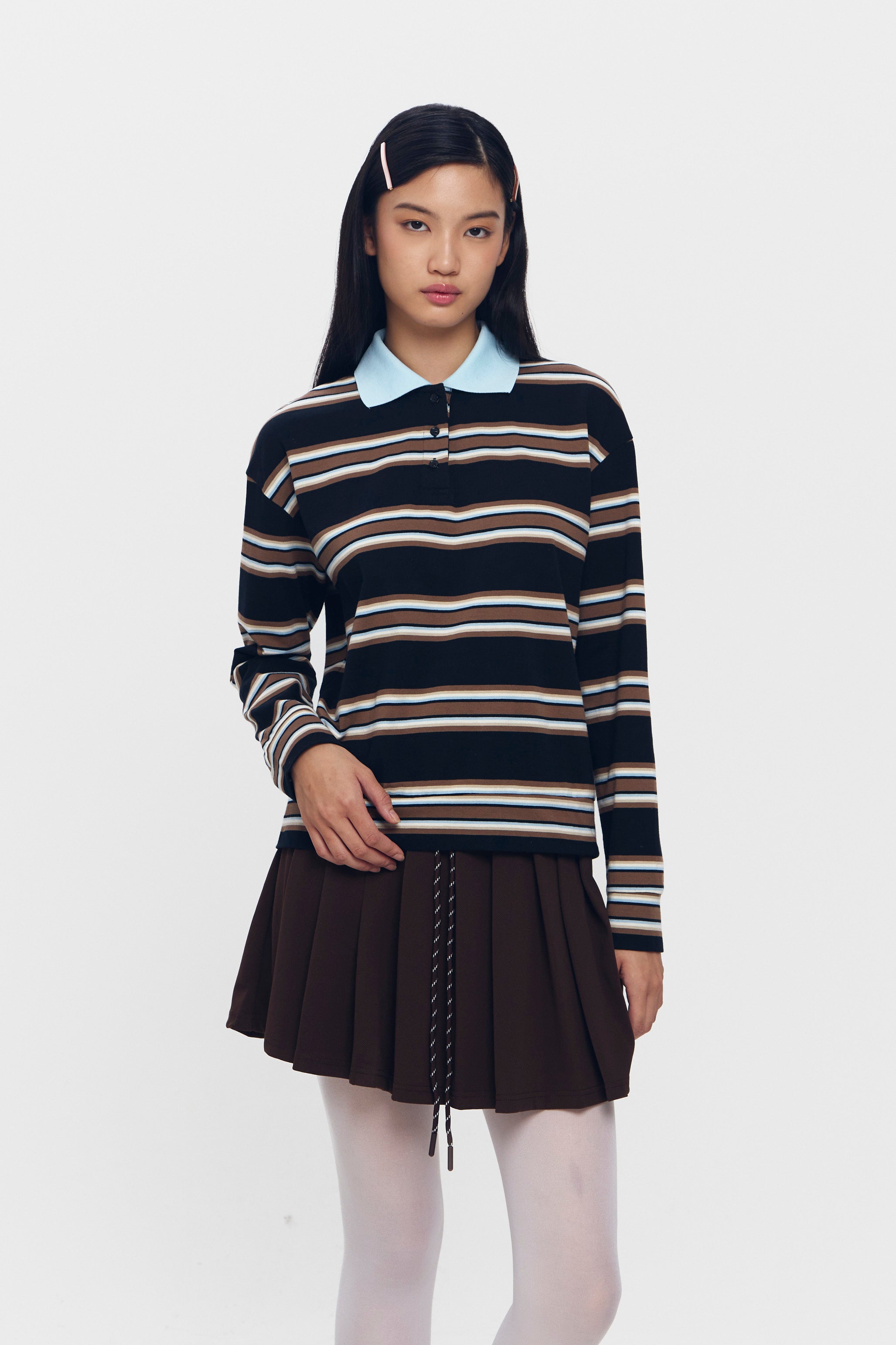 RHYTHM SKIRT BROWN