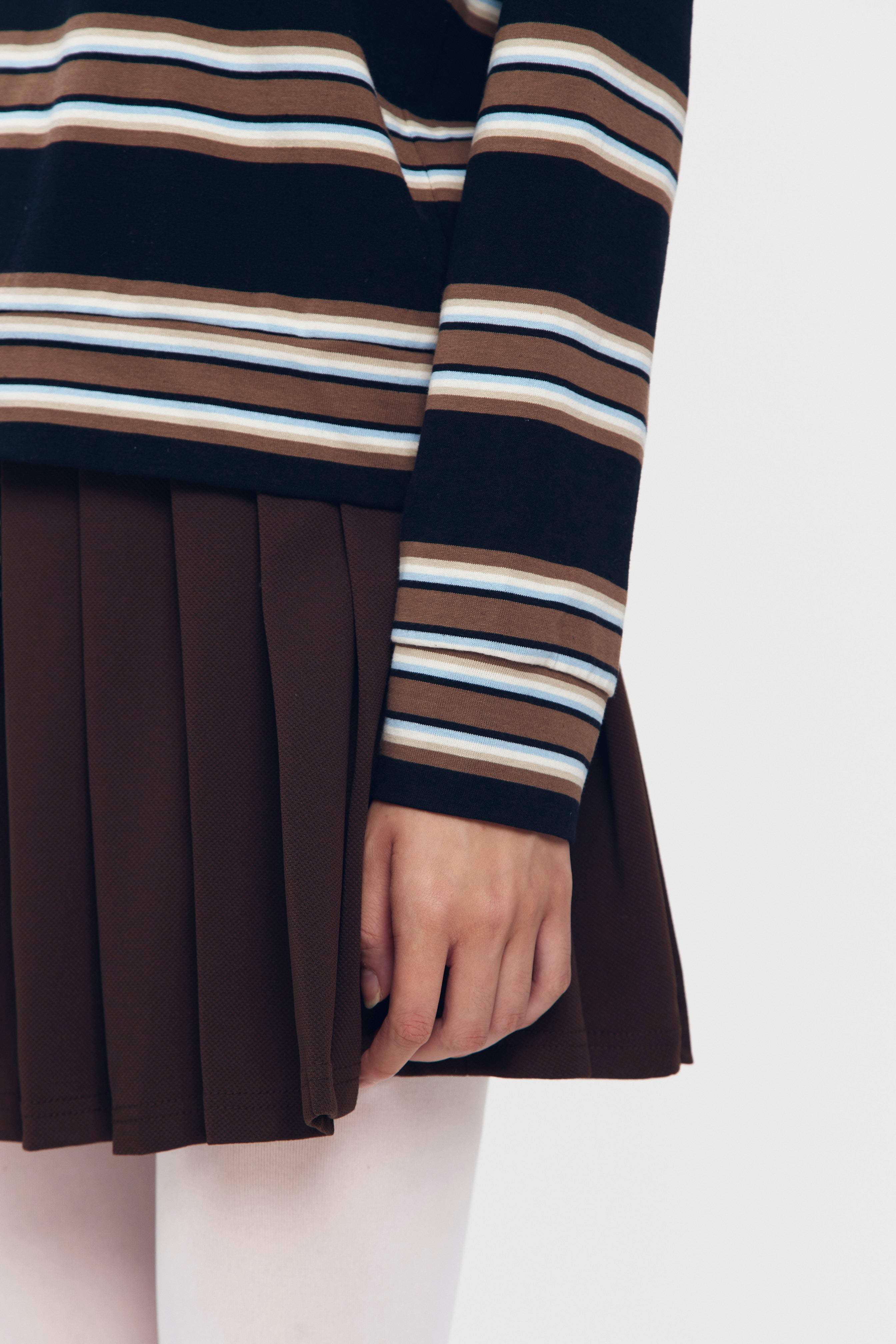 RHYTHM SKIRT BROWN