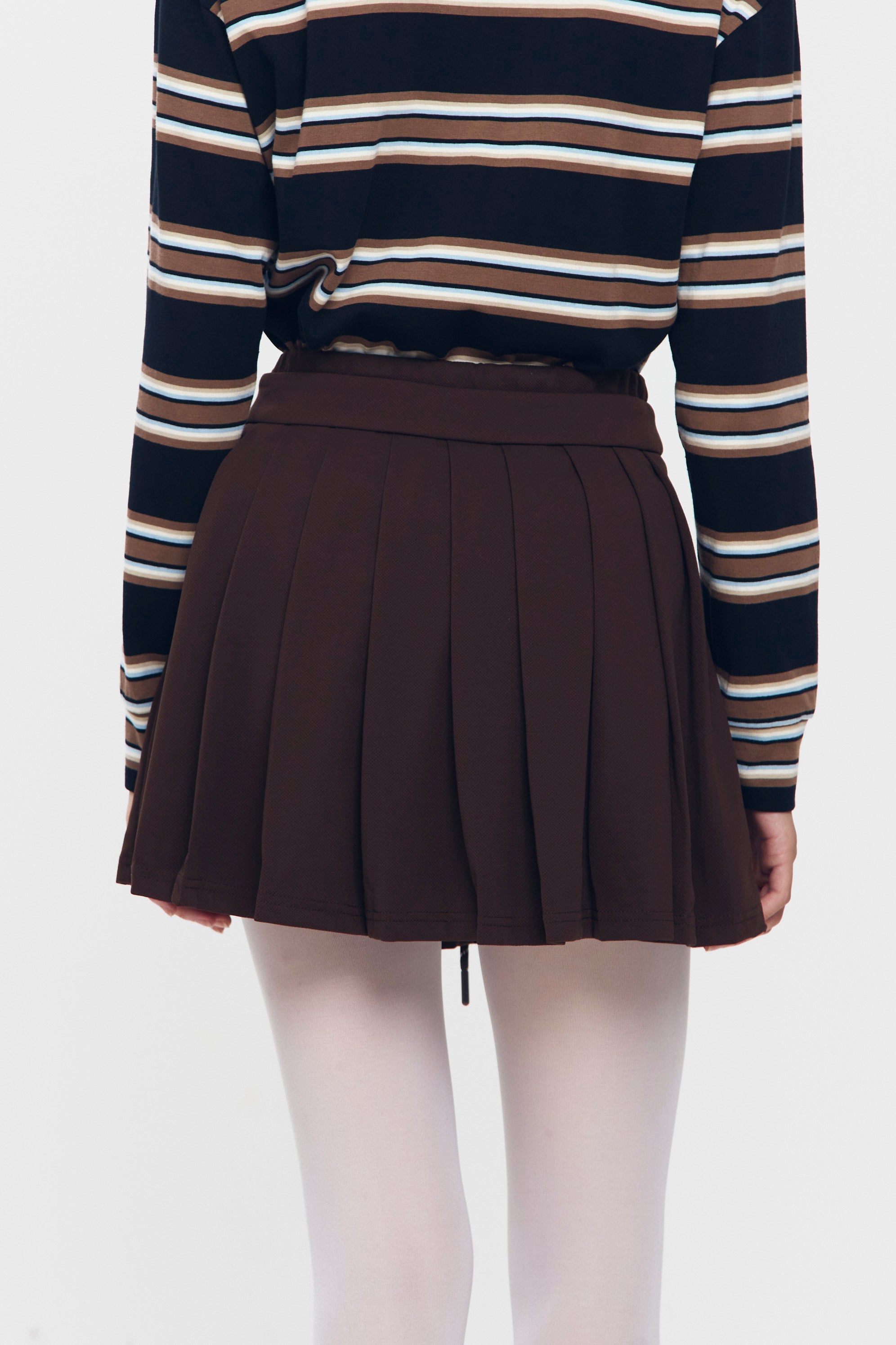 RHYTHM SKIRT BROWN
