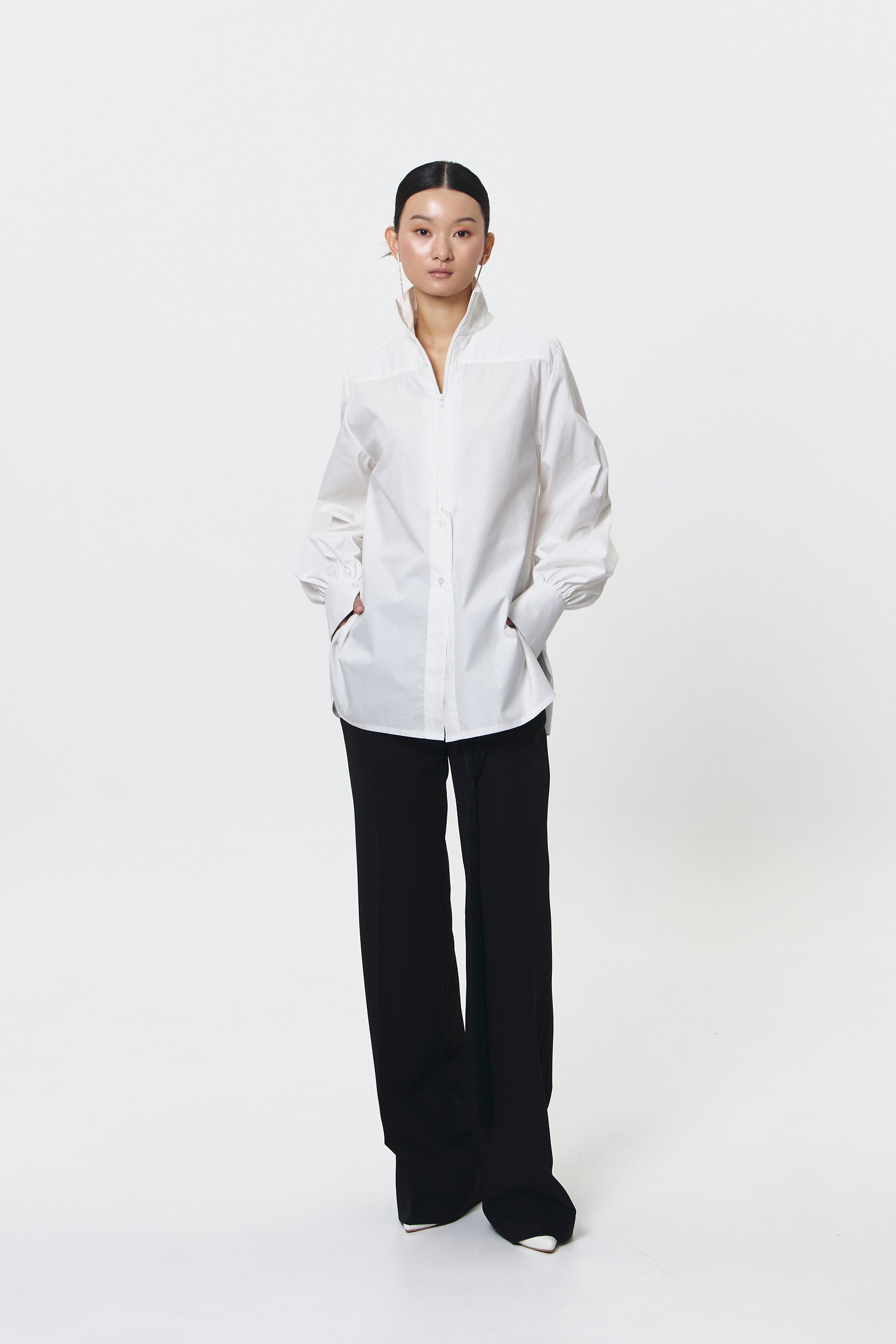 CERULEAN SHIRT WHITE