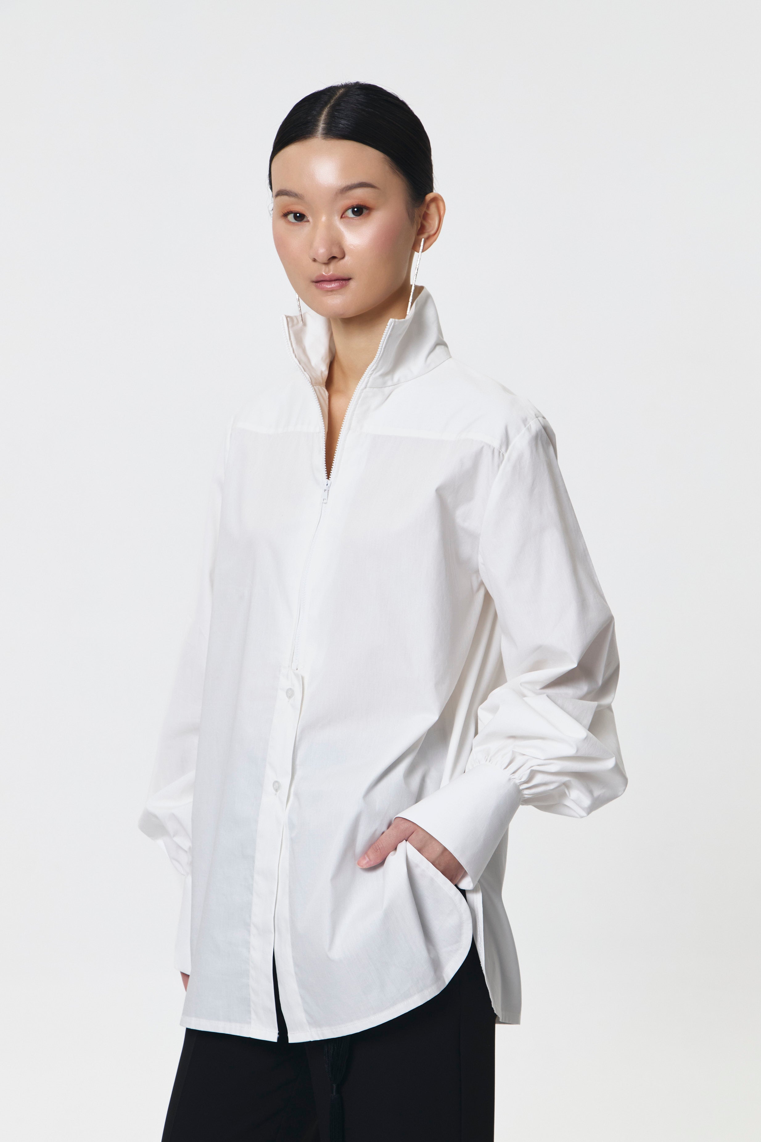 CERULEAN SHIRT WHITE