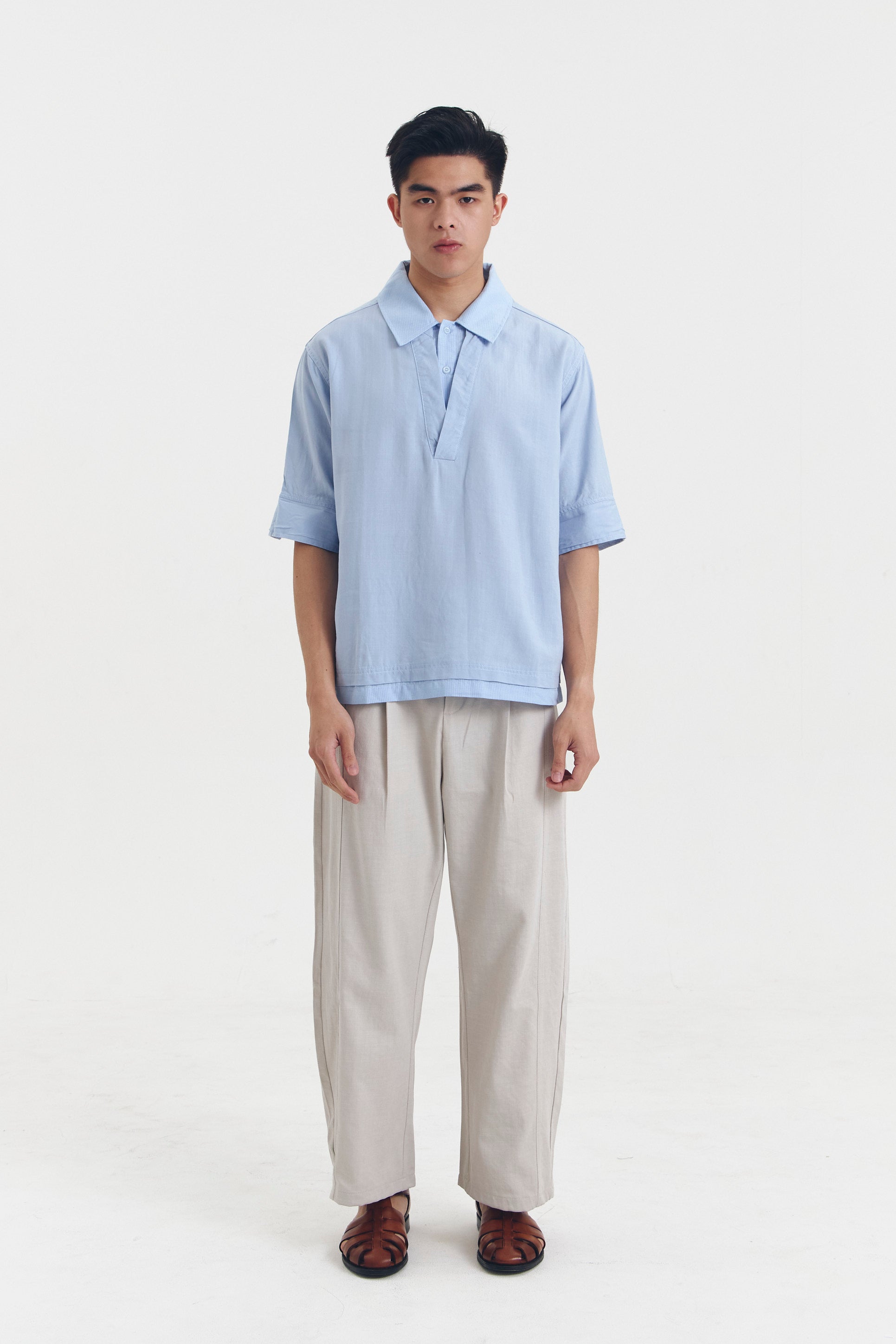 ANGOLA TOP BLUE