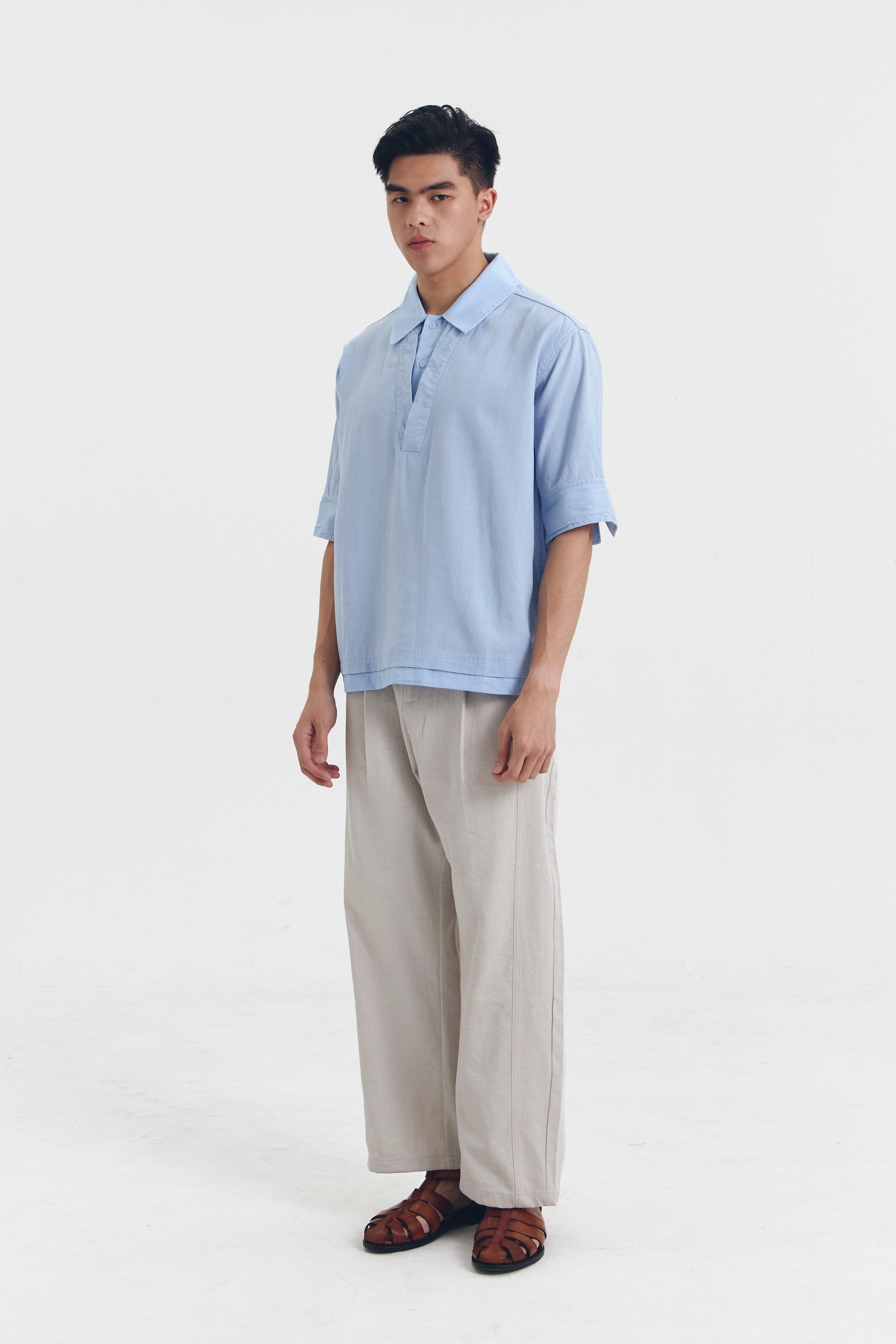 ANGOLA TOP BLUE