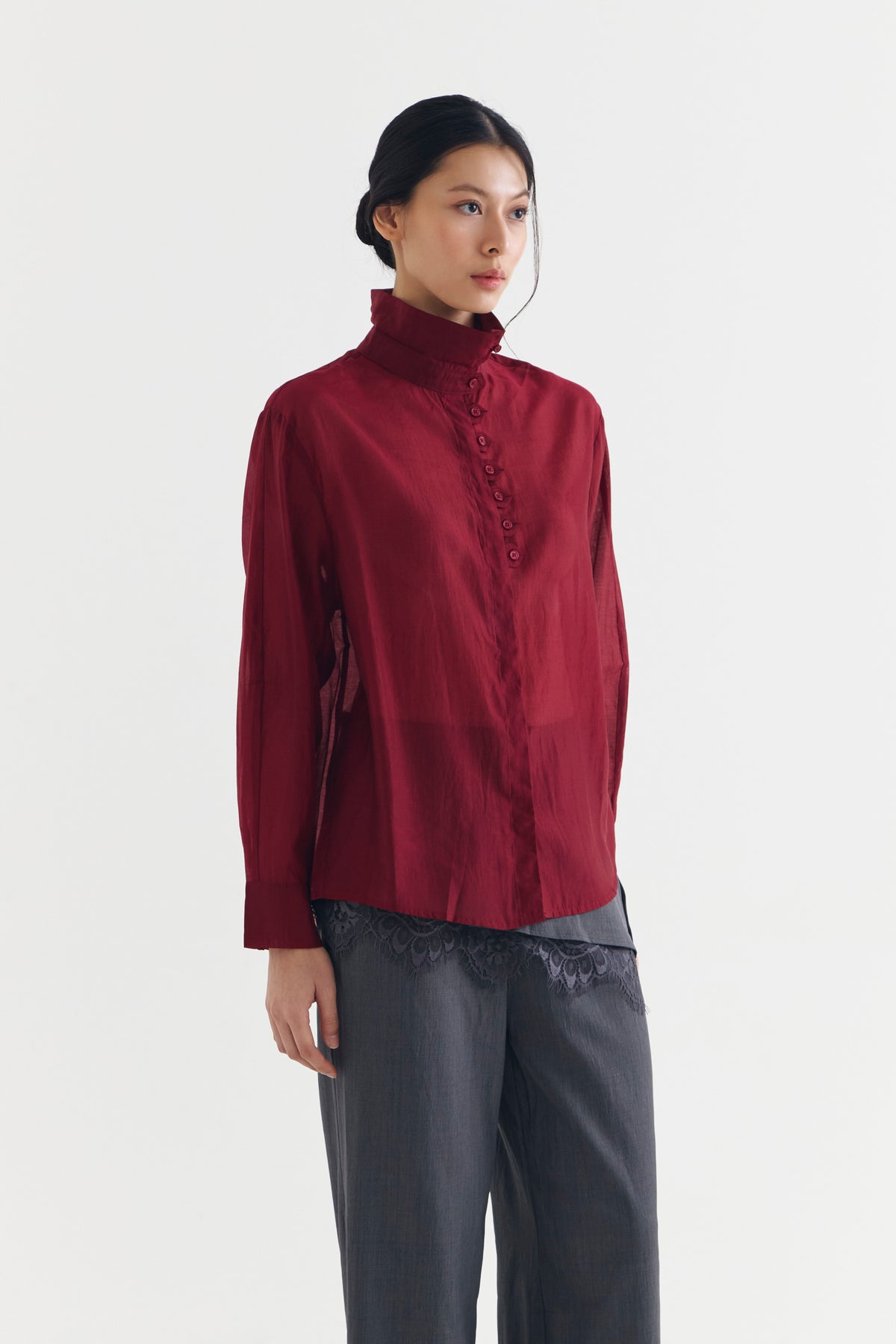 CHERIE SHIRT MAROON